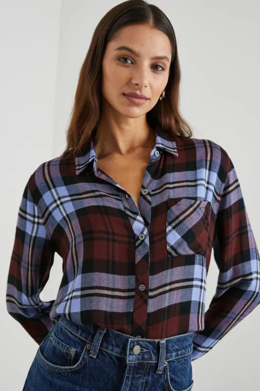 HUNTER SHIRT - MULBERRY PLUM sold by Rails