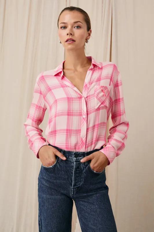 HUNTER SHIRT - BRAVE PINK sold by Rails