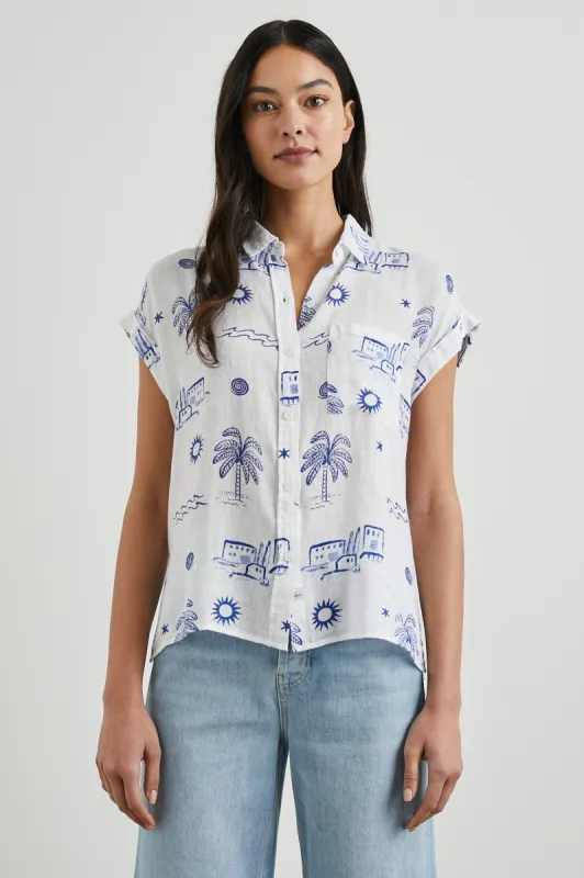 WHITNEY SHIRT - MYKONOS sold by Rails