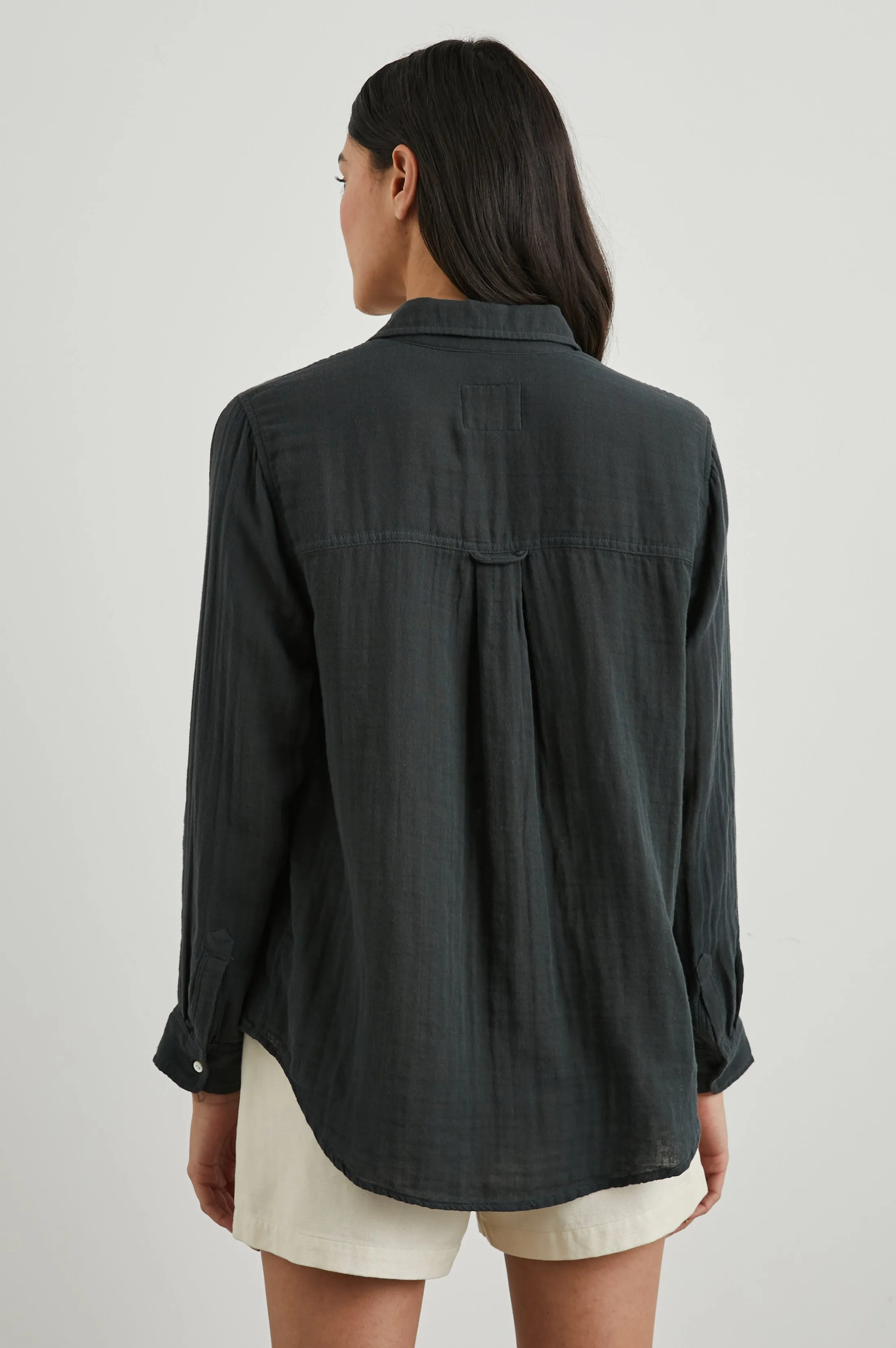 ELLIS SHIRT - WASHED BLACK sold by Rails product image thumbnail 5