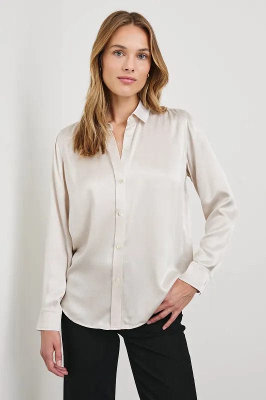 MARIA SHIRT - IVORY sold by Rails