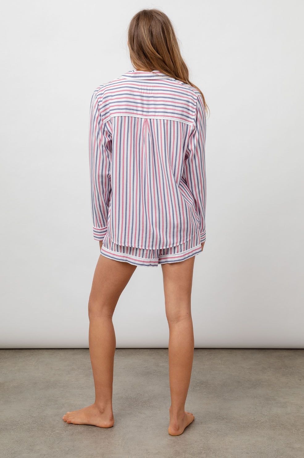 KELLEN PAJAMA SET - CANDY MULTI STRIPE sold by Rails product image thumbnail 4