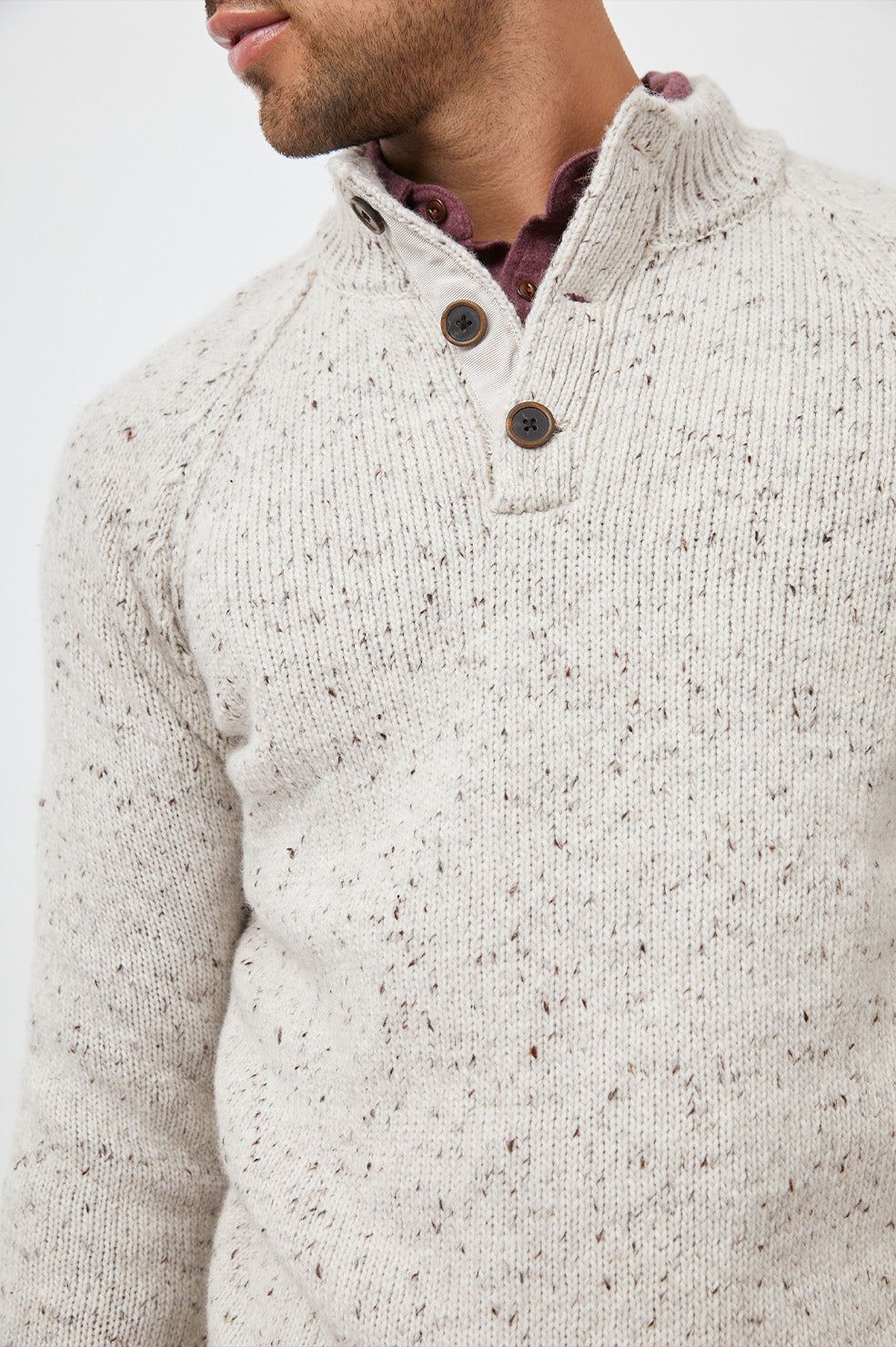 HARDING SWEATER - NATURAL NEP sold by Rails product image thumbnail 2