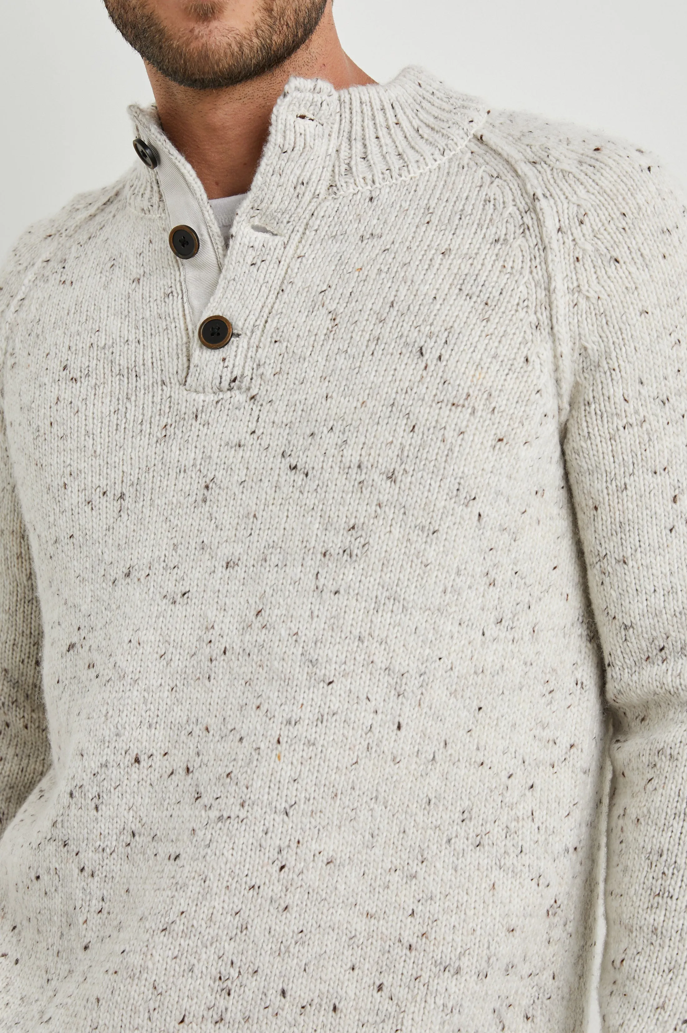 HARDING SWEATER - NATURAL NEP sold by Rails product image thumbnail 2