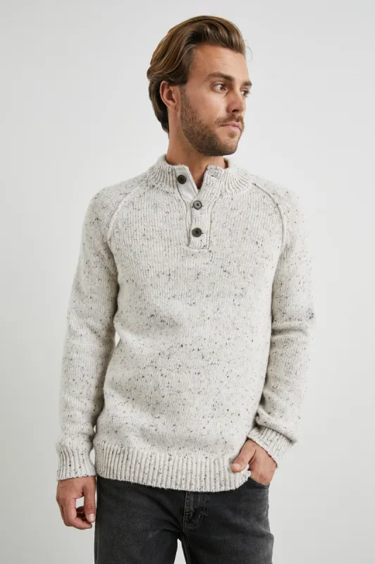 HARDING SWEATER - NATURAL NEP sold by Rails