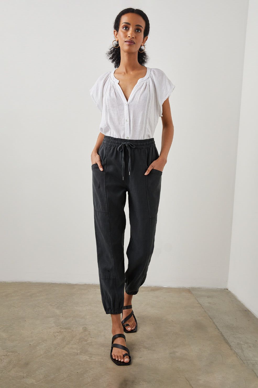 HAVEN PANT - WASHED BLACK sold by Rails product image thumbnail 4