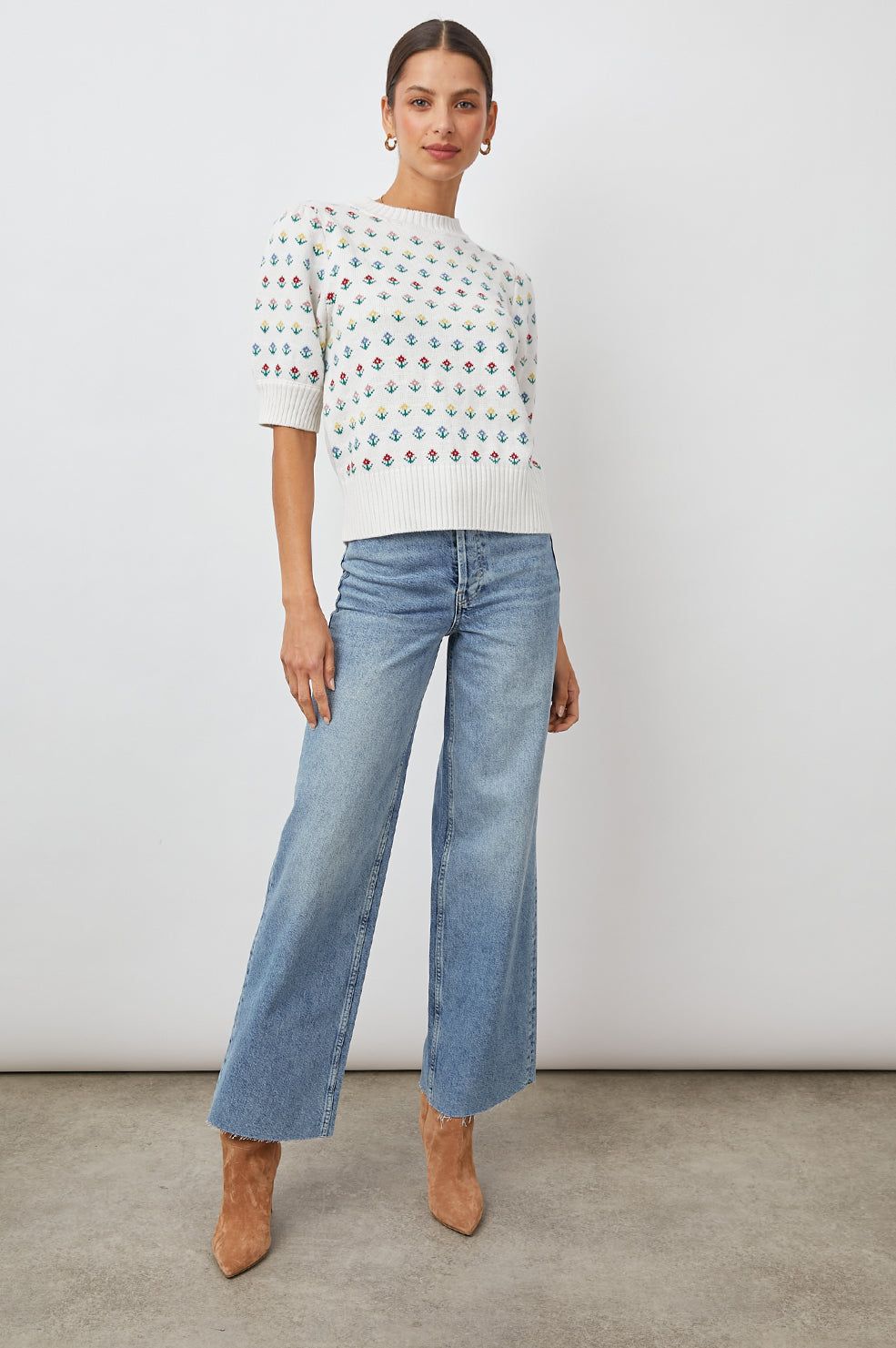 MARIE SWEATER - ALPINE FLORAL sold by Rails product image thumbnail 3