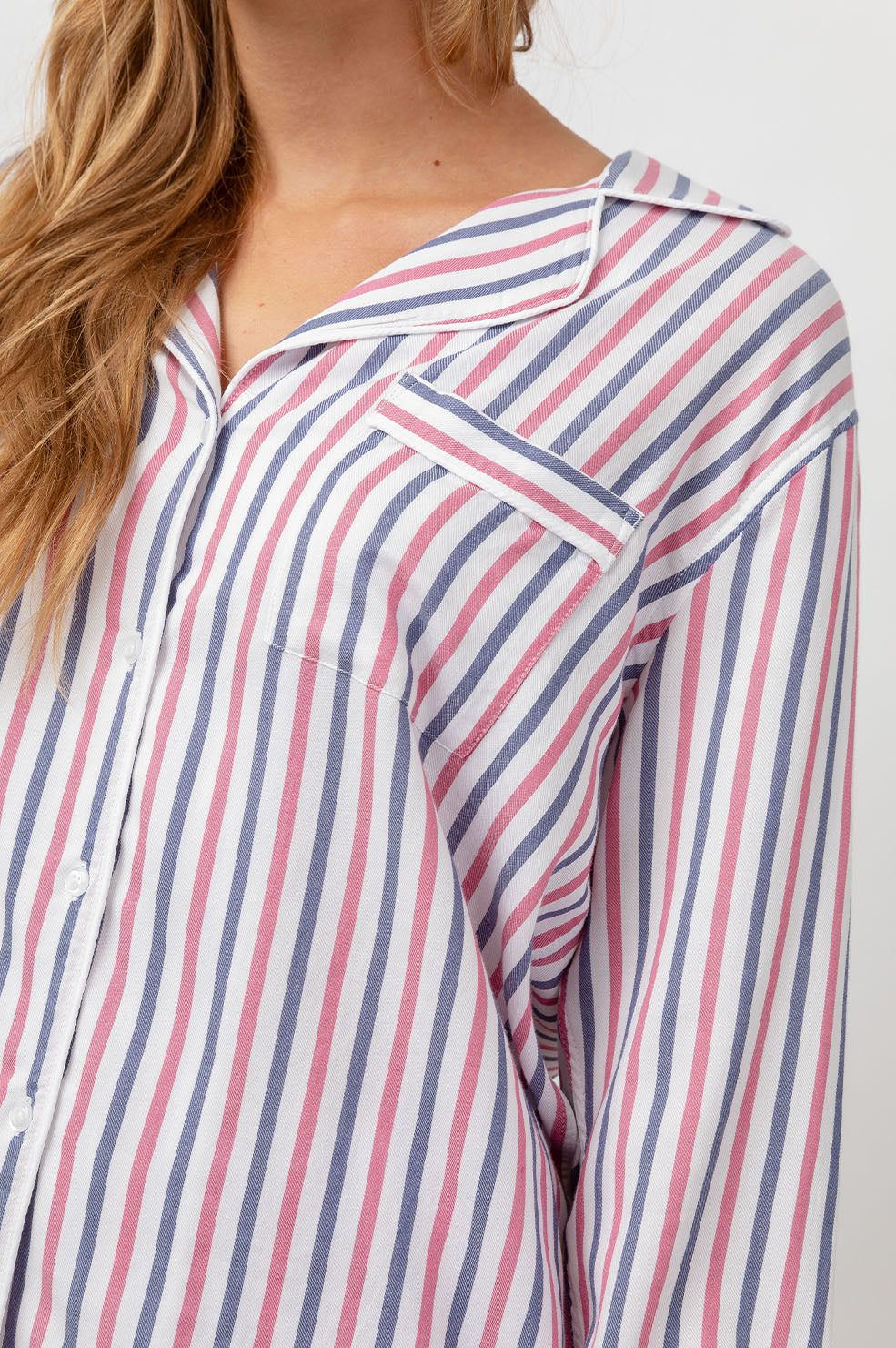 KELLEN PAJAMA SET - CANDY MULTI STRIPE sold by Rails product image thumbnail 2