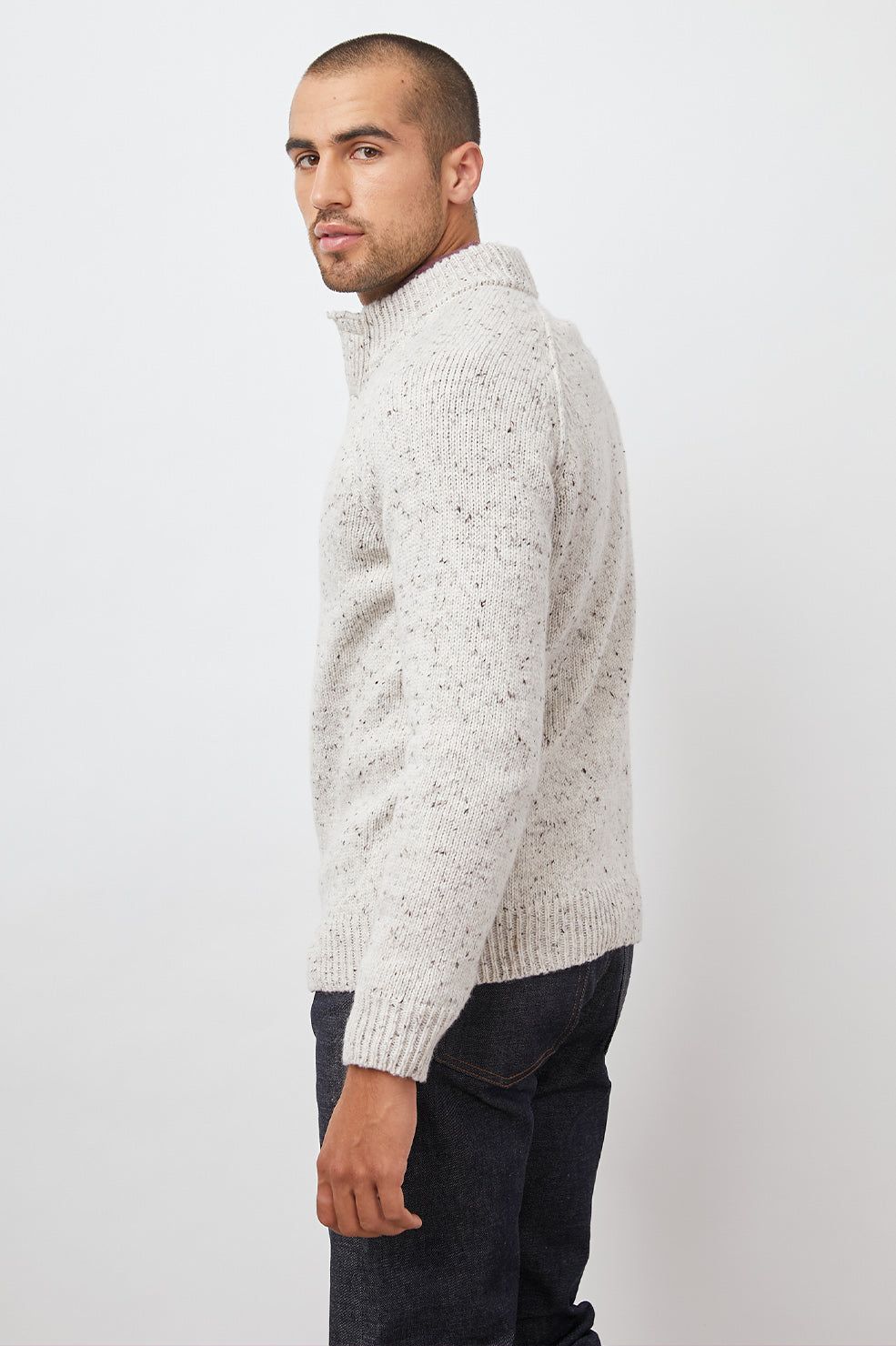 HARDING SWEATER - NATURAL NEP sold by Rails product image thumbnail 5