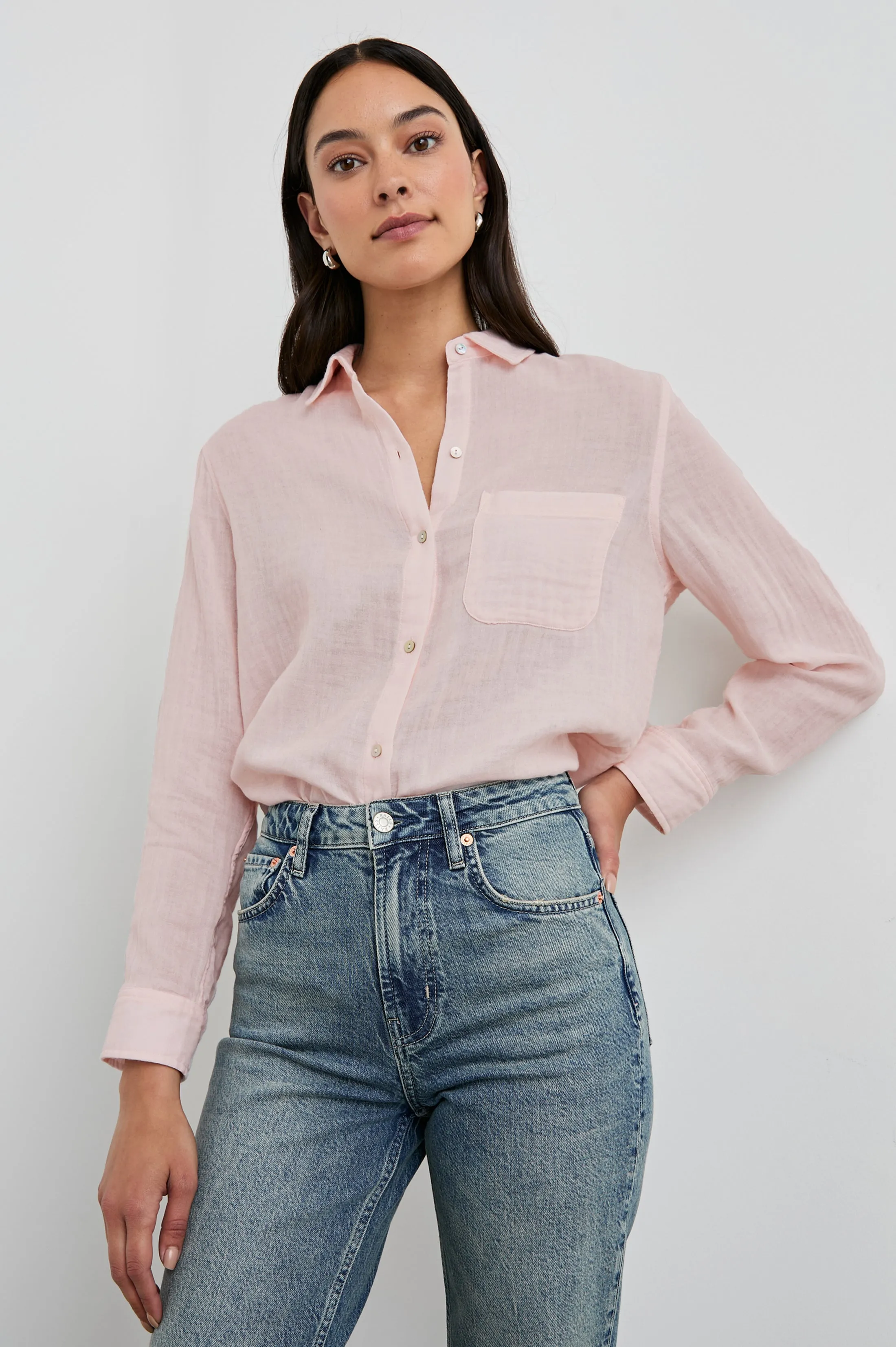 ELLIS SHIRT - PETAL sold by Rails product image thumbnail 3