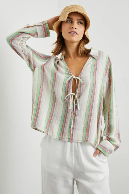 ELM TOP - PALAIS STRIPE sold by Rails