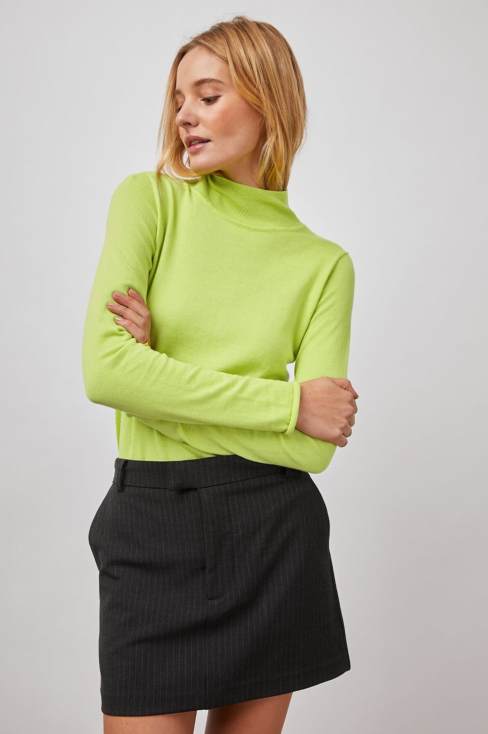 IRIS SWEATER - LIME sold by Rails