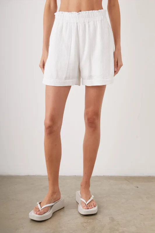 LEIGHTON SHORT - WHITE sold by Rails