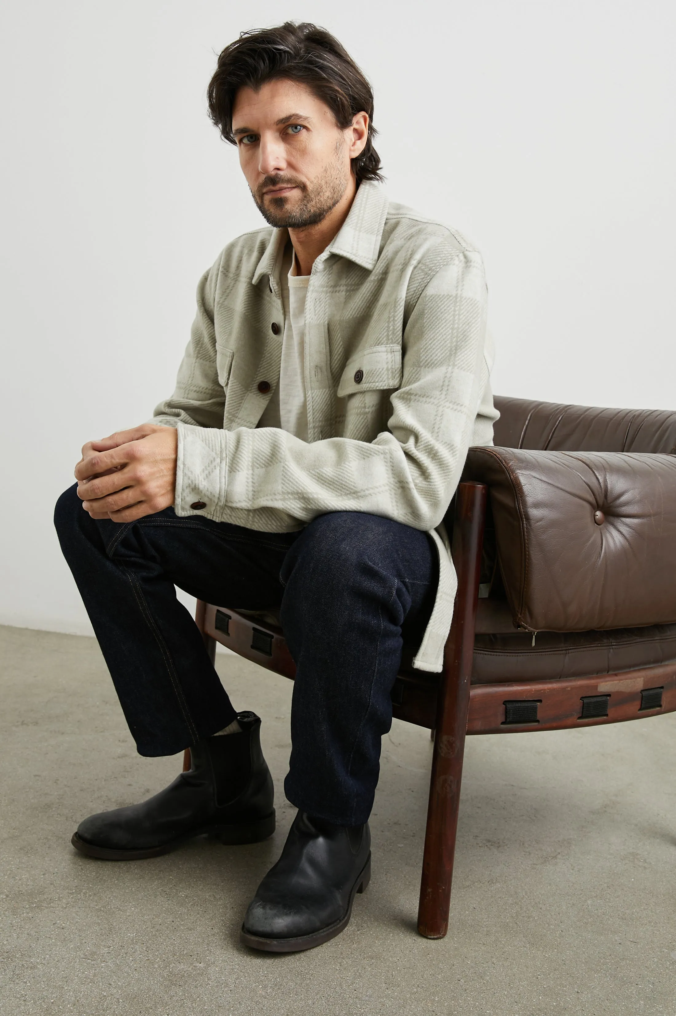 ALDER SHIRT - FAWN CREAM sold by Rails product image thumbnail 3