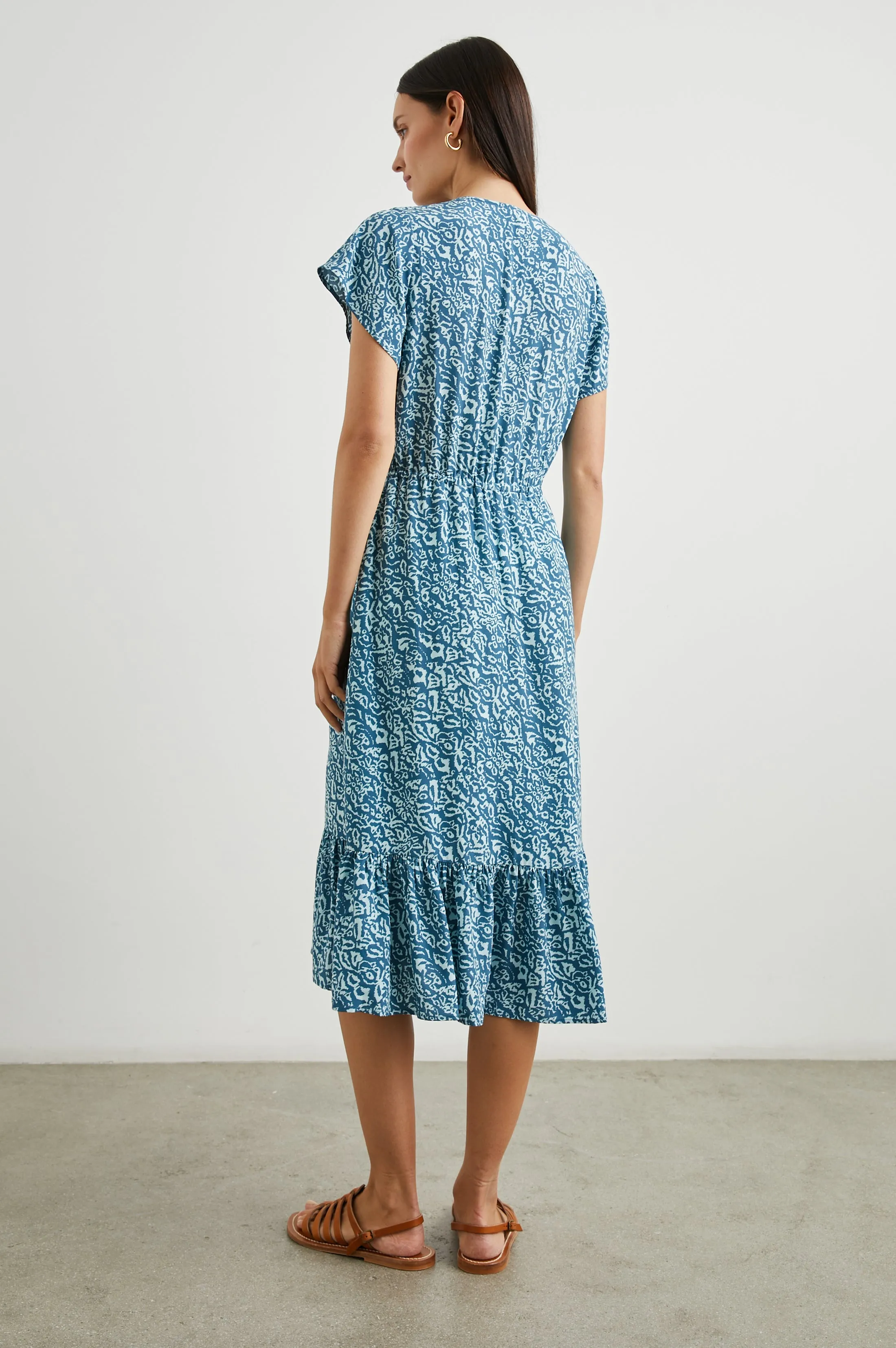 KIKI DRESS - BLUE HAVANA sold by Rails product image thumbnail 4