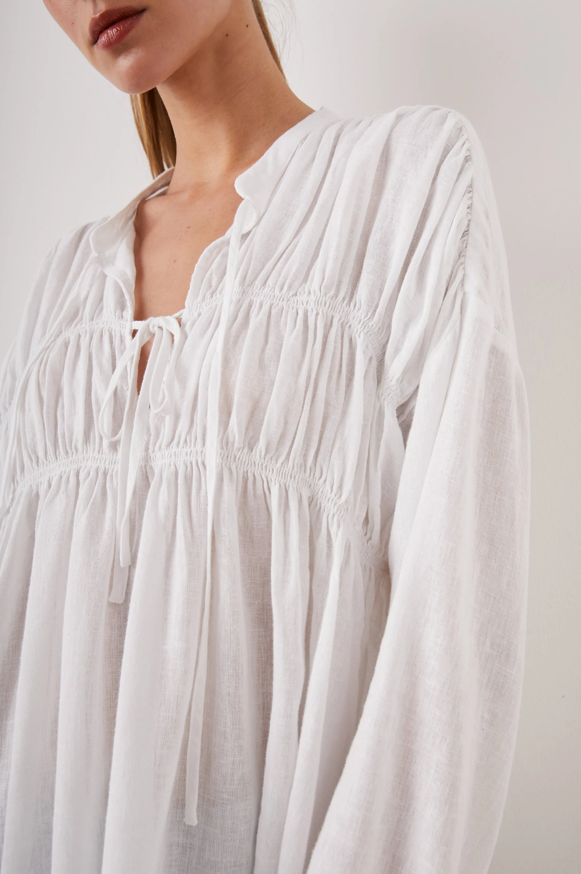 OPHELIA SHIRT - TRUE WHITE sold by Rails product image thumbnail 2