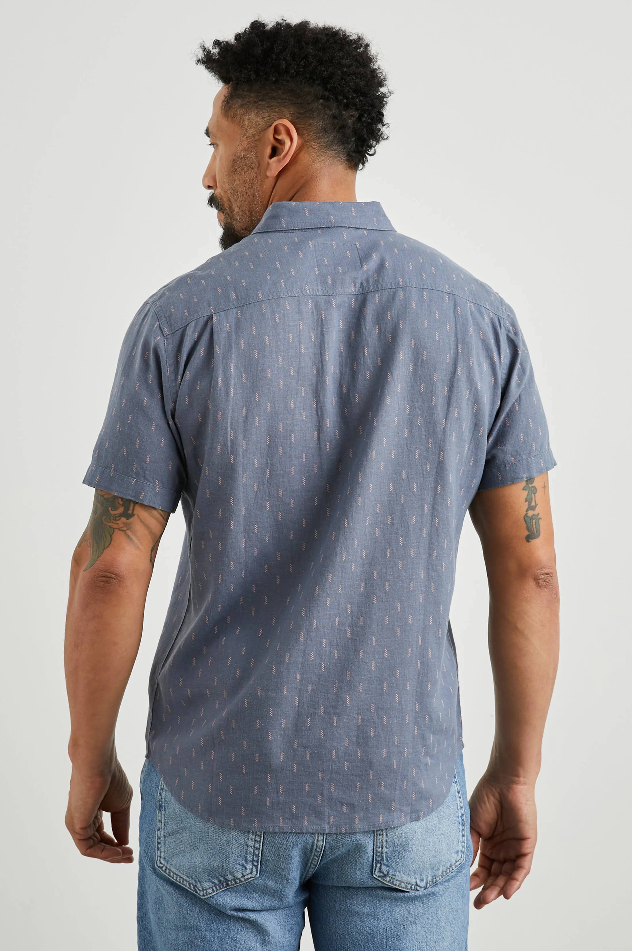 CARSON SHIRT - LOUIS LEAF SLATE sold by Rails product image thumbnail 5