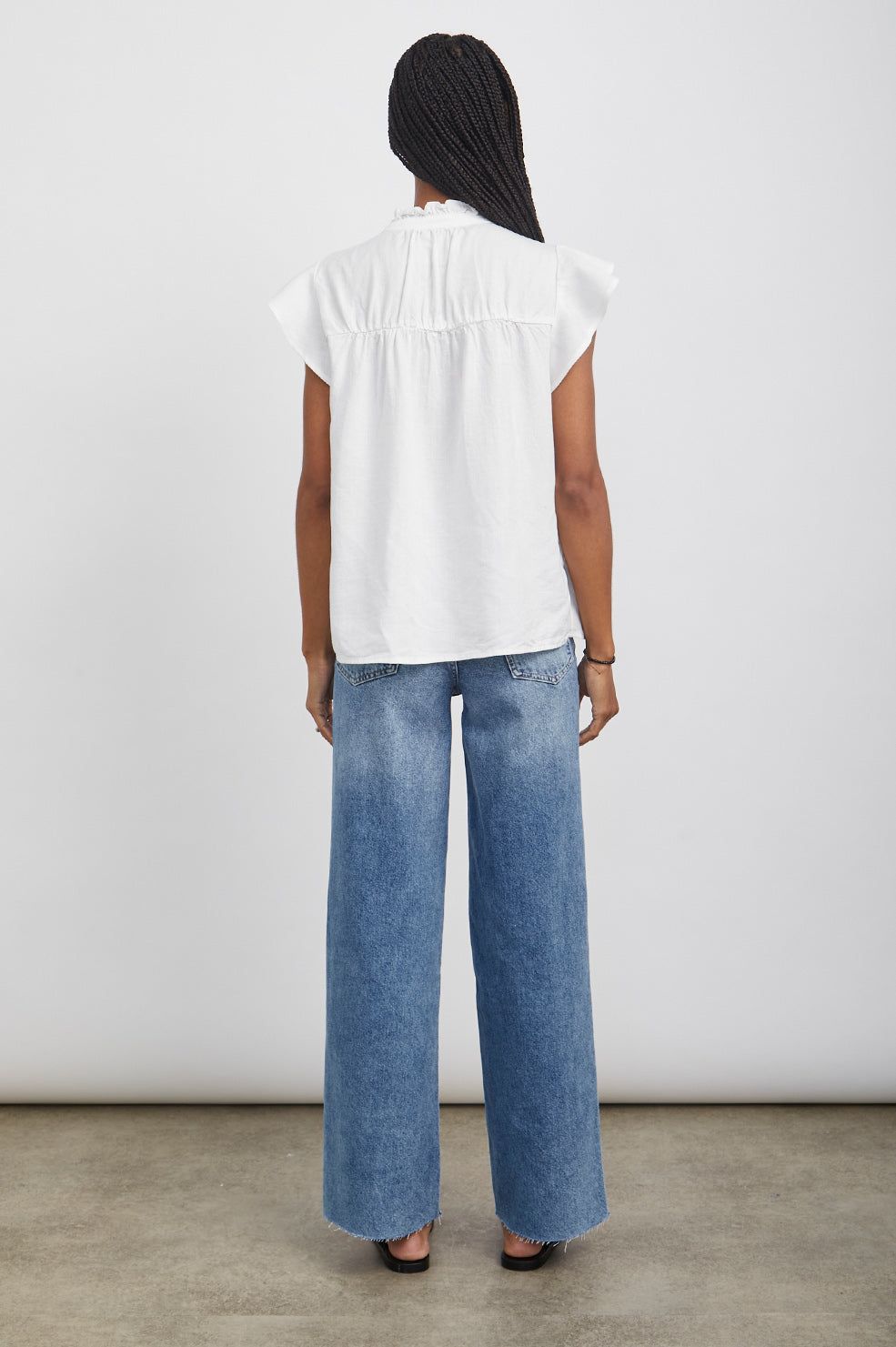 RUTHIE TOP - WHITE sold by Rails product image thumbnail 6