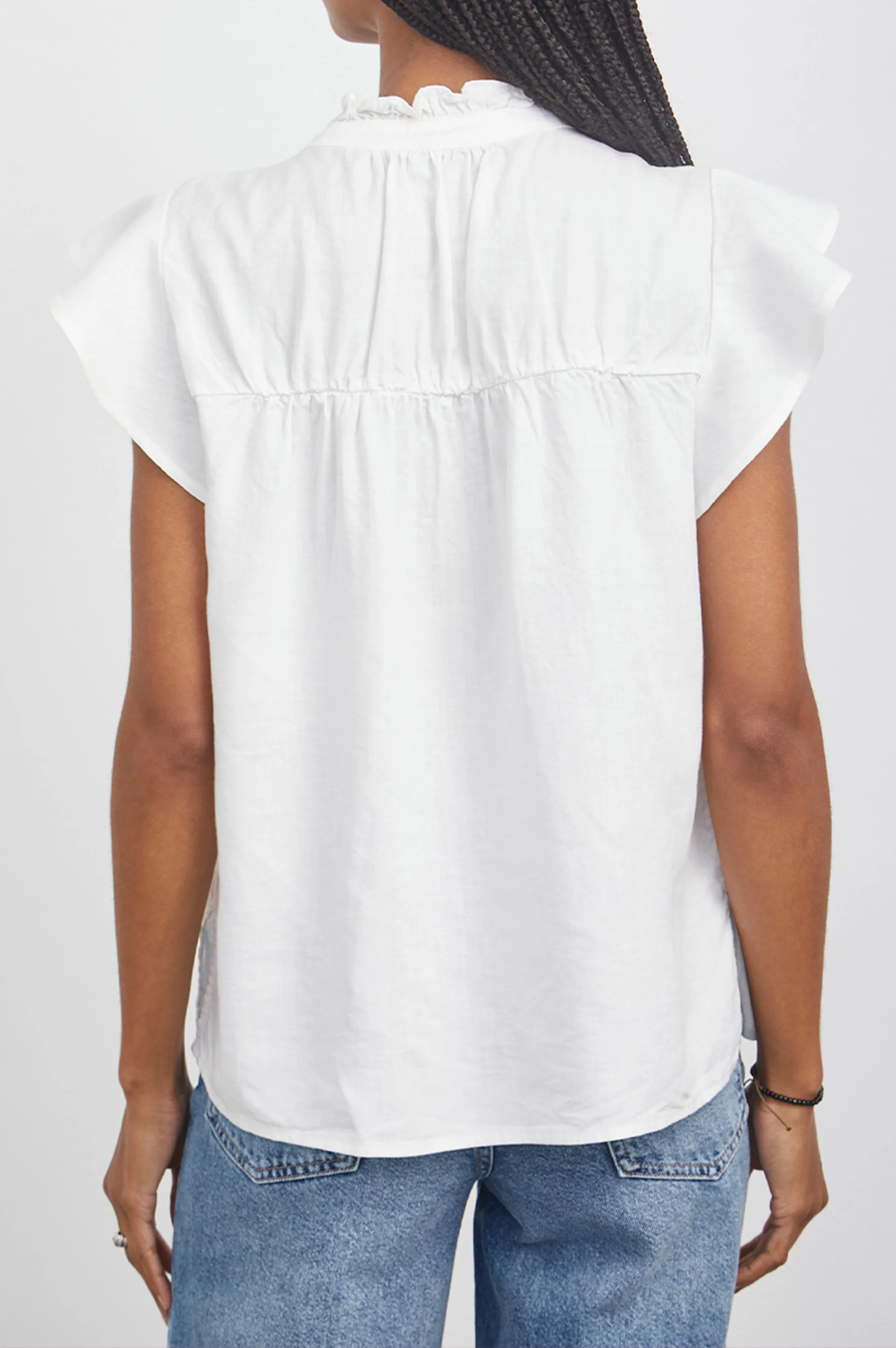 RUTHIE TOP - WHITE sold by Rails product image thumbnail 5