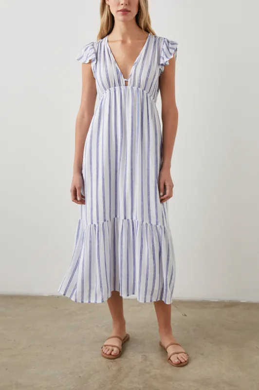 TINA DRESS - VILLA STRIPE sold by Rails