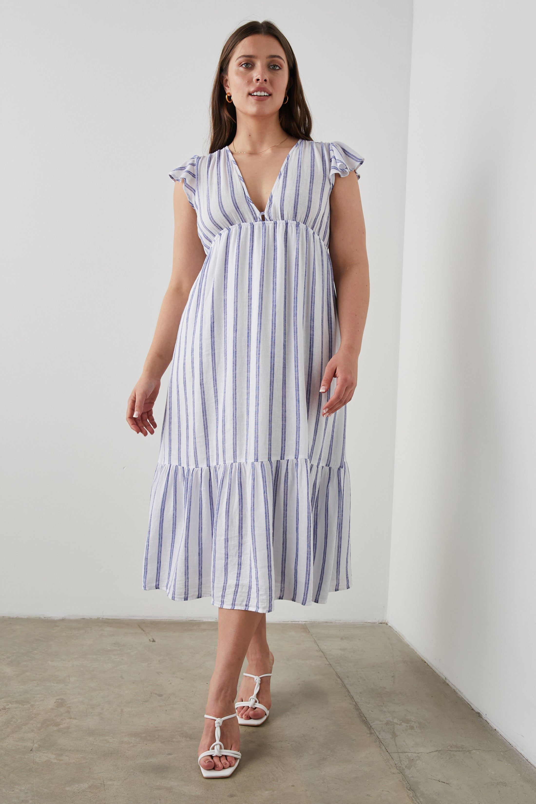 TINA DRESS - VILLA STRIPE sold by Rails product image thumbnail 7