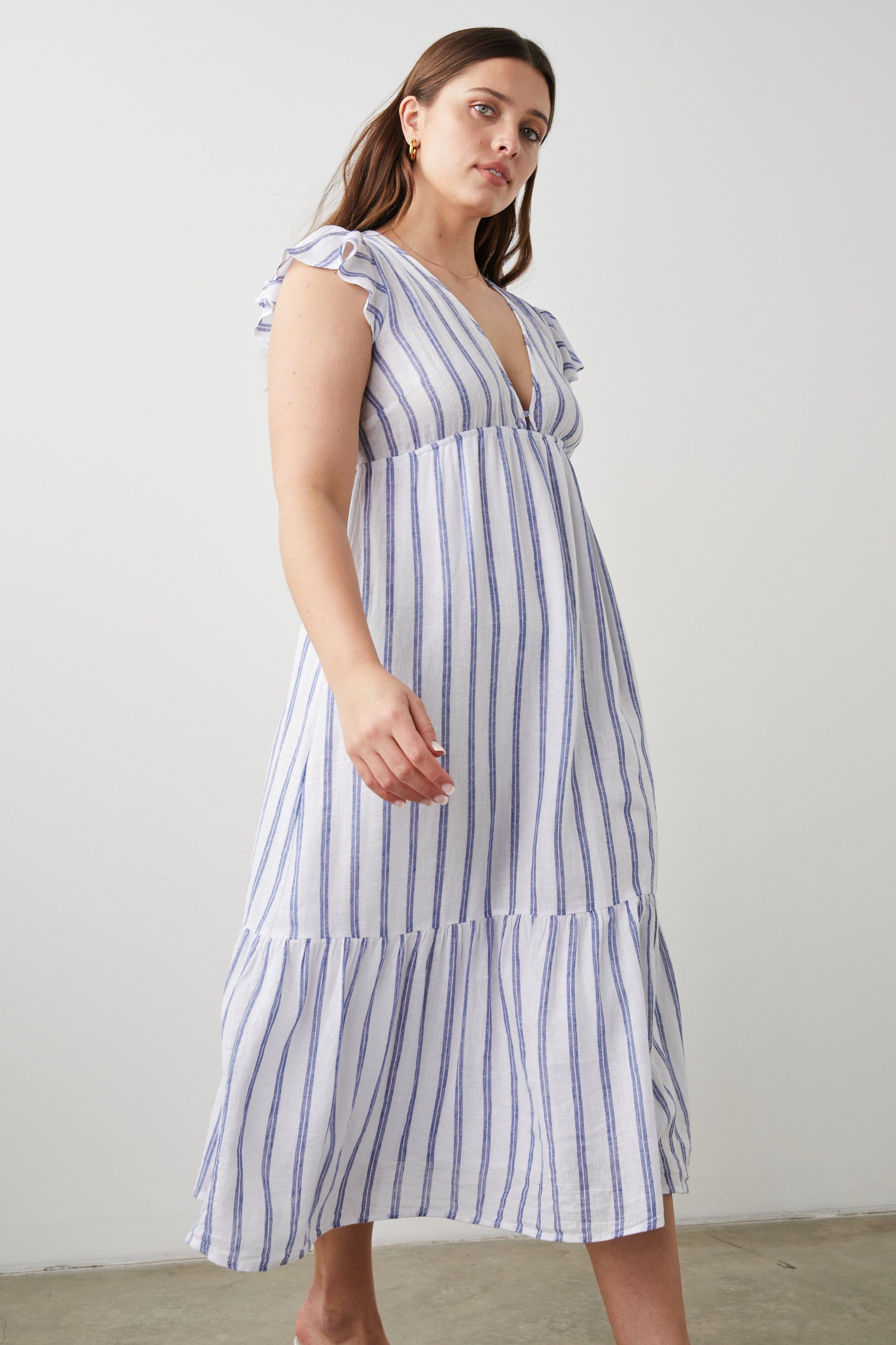 TINA DRESS - VILLA STRIPE sold by Rails product image thumbnail 6