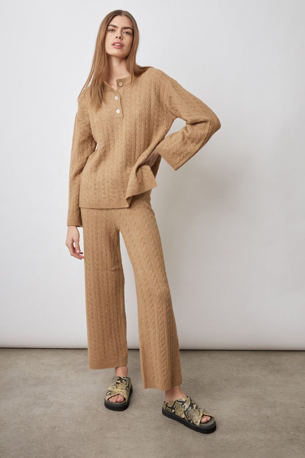 LUMA SWEATER - BROWN sold by Rails product image thumbnail 3