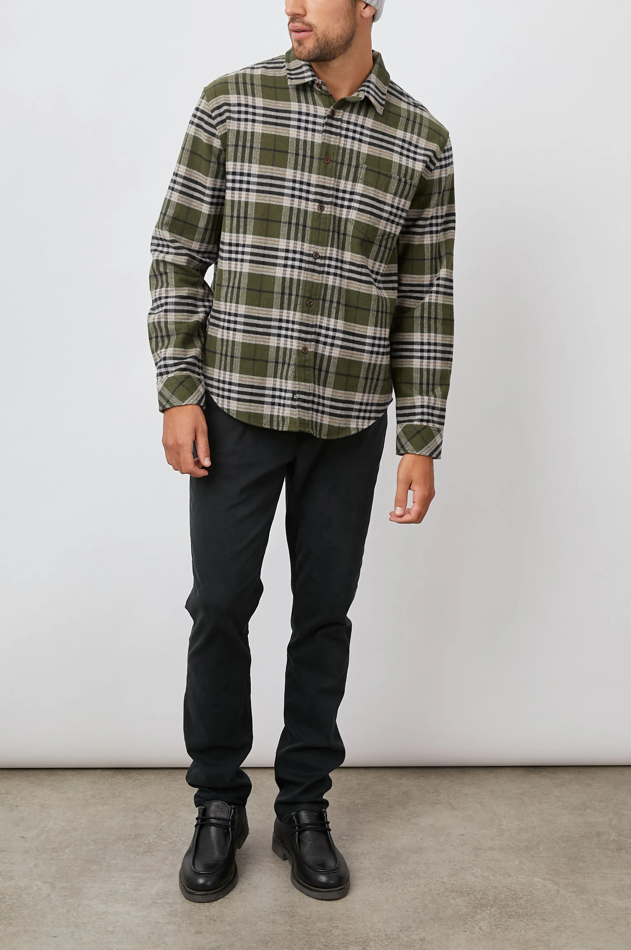 FORREST SHIRT - TAMARIND OLIVE GLEN sold by Rails product image thumbnail 4