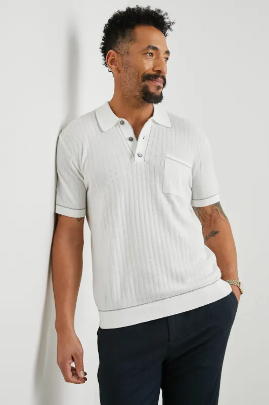 HARDY POLO SHIRT - WHITE sold by Rails
