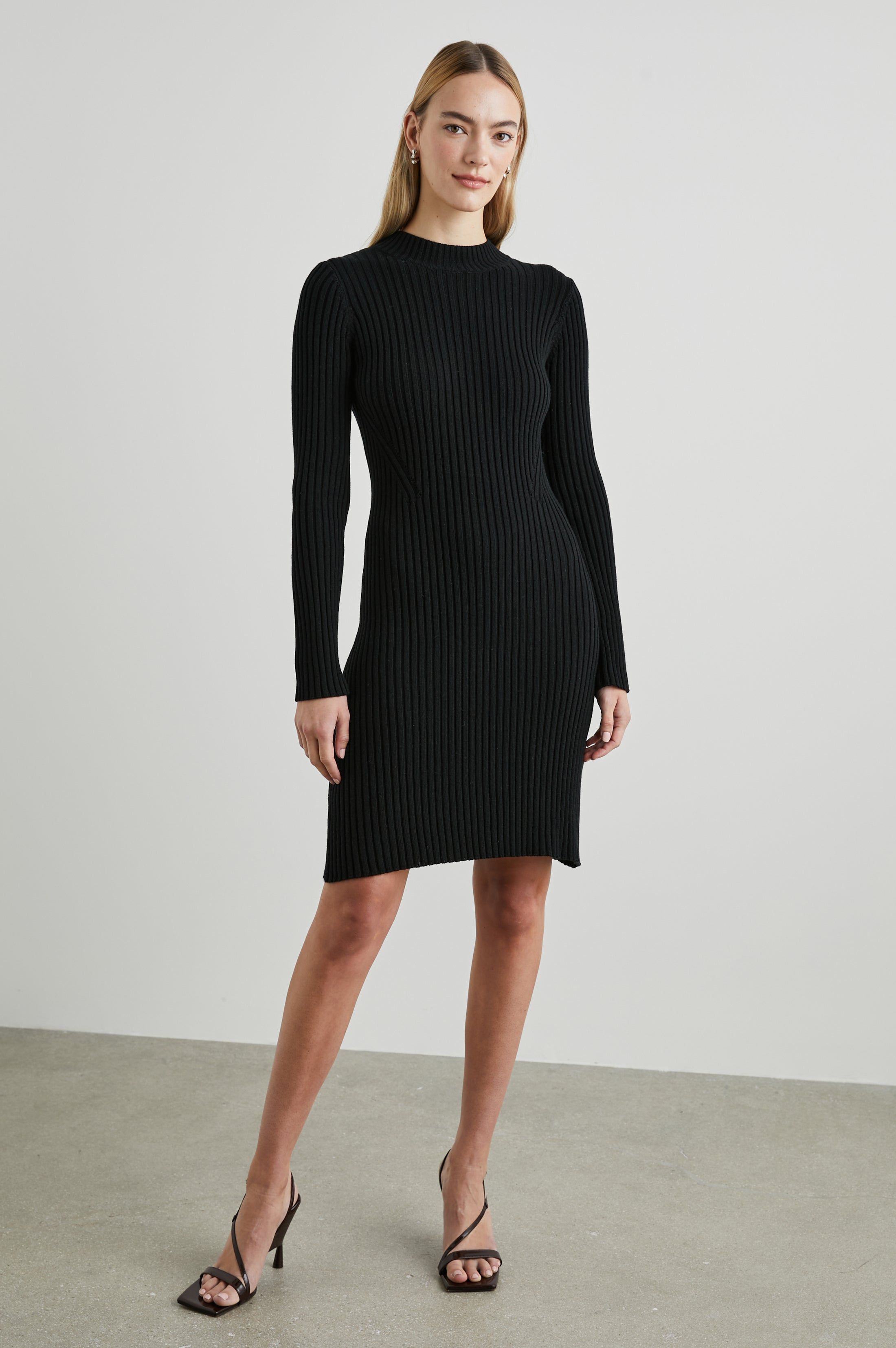 GILLIAN DRESS - BLACK sold by Rails