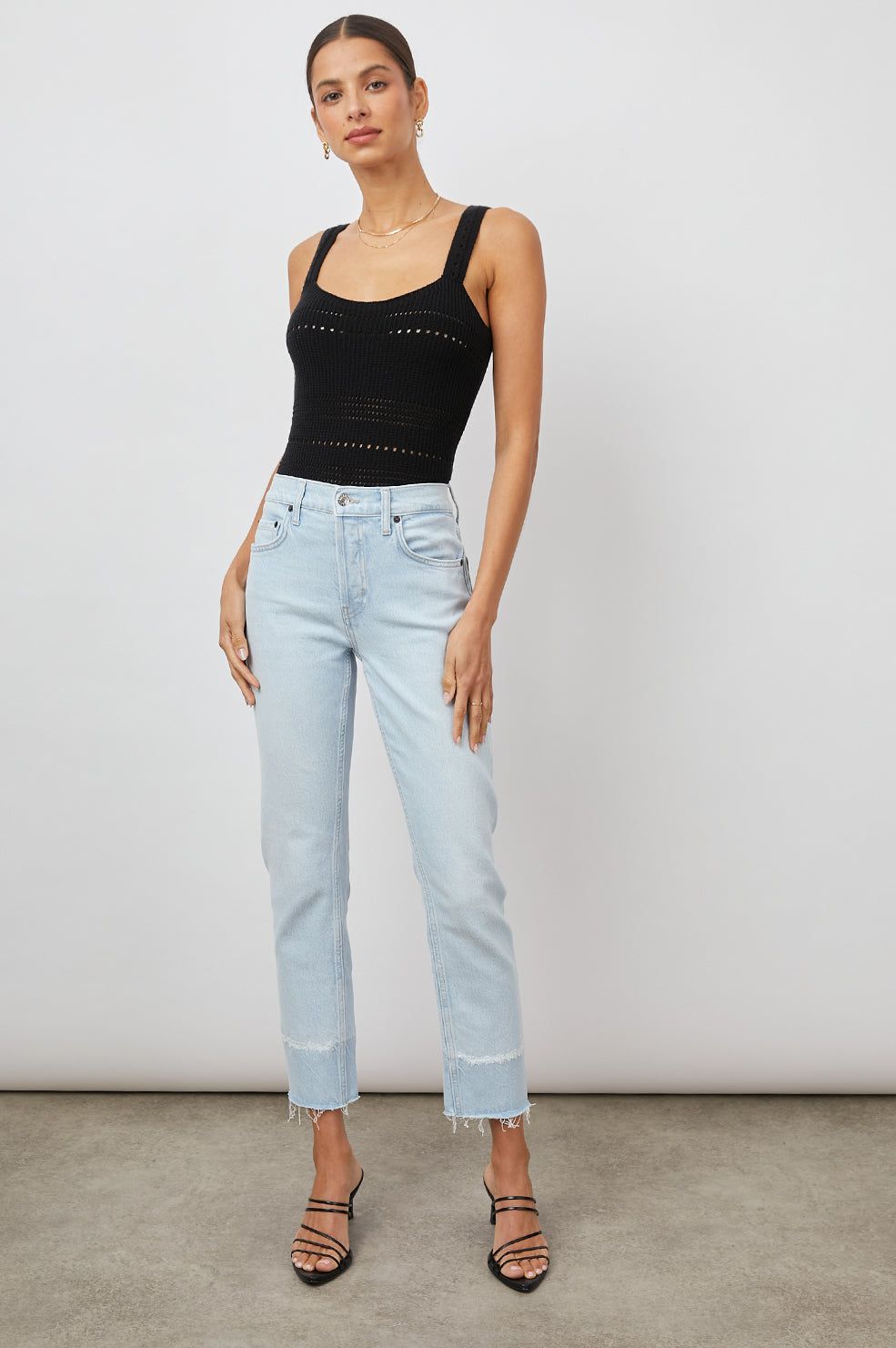 MELROSE SLIM - LIGHT BLUE REPAIR HEM sold by Rails product image thumbnail 3