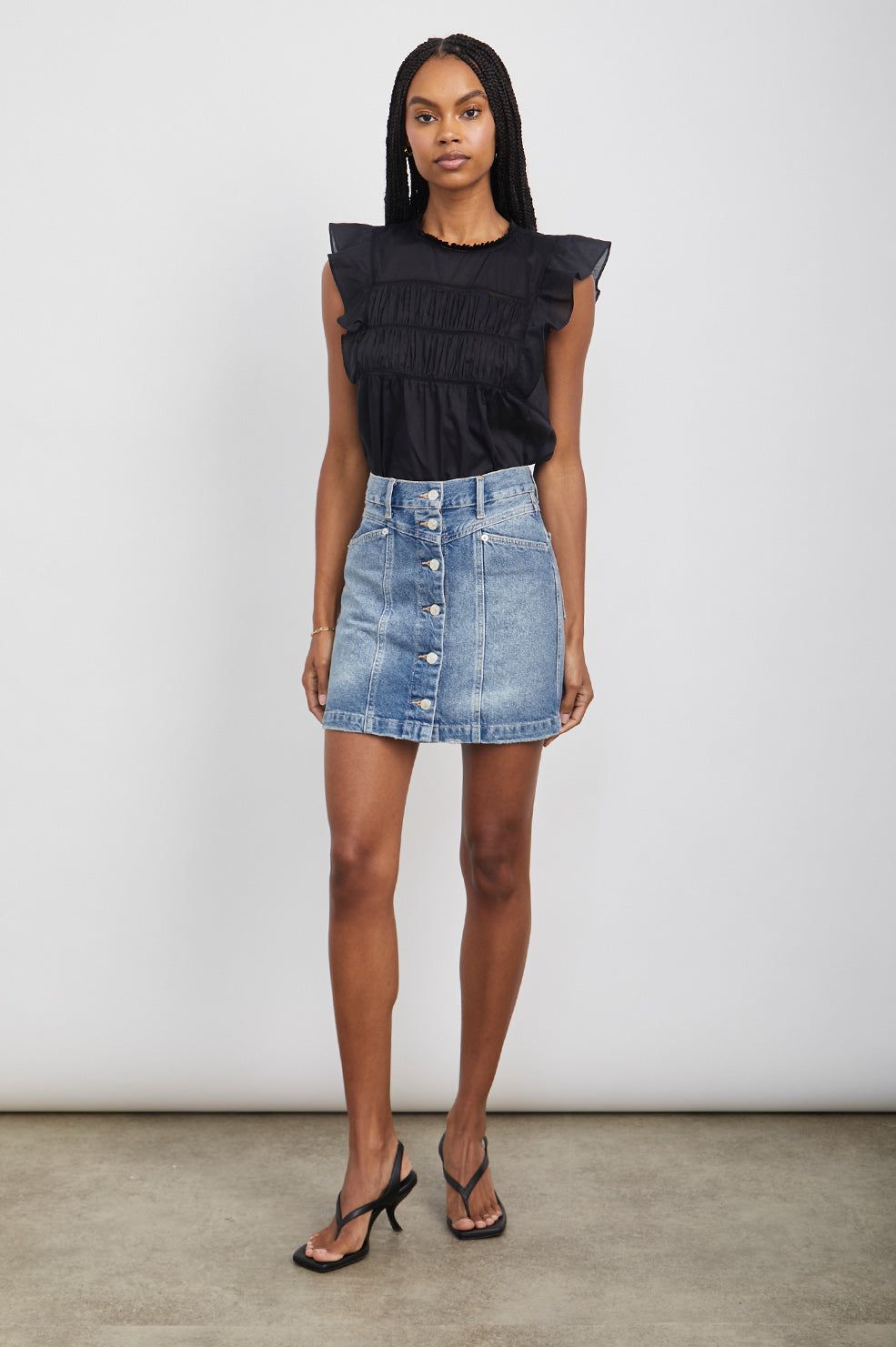 FILOMENA TOP - TRUE BLACK sold by Rails product image thumbnail 3