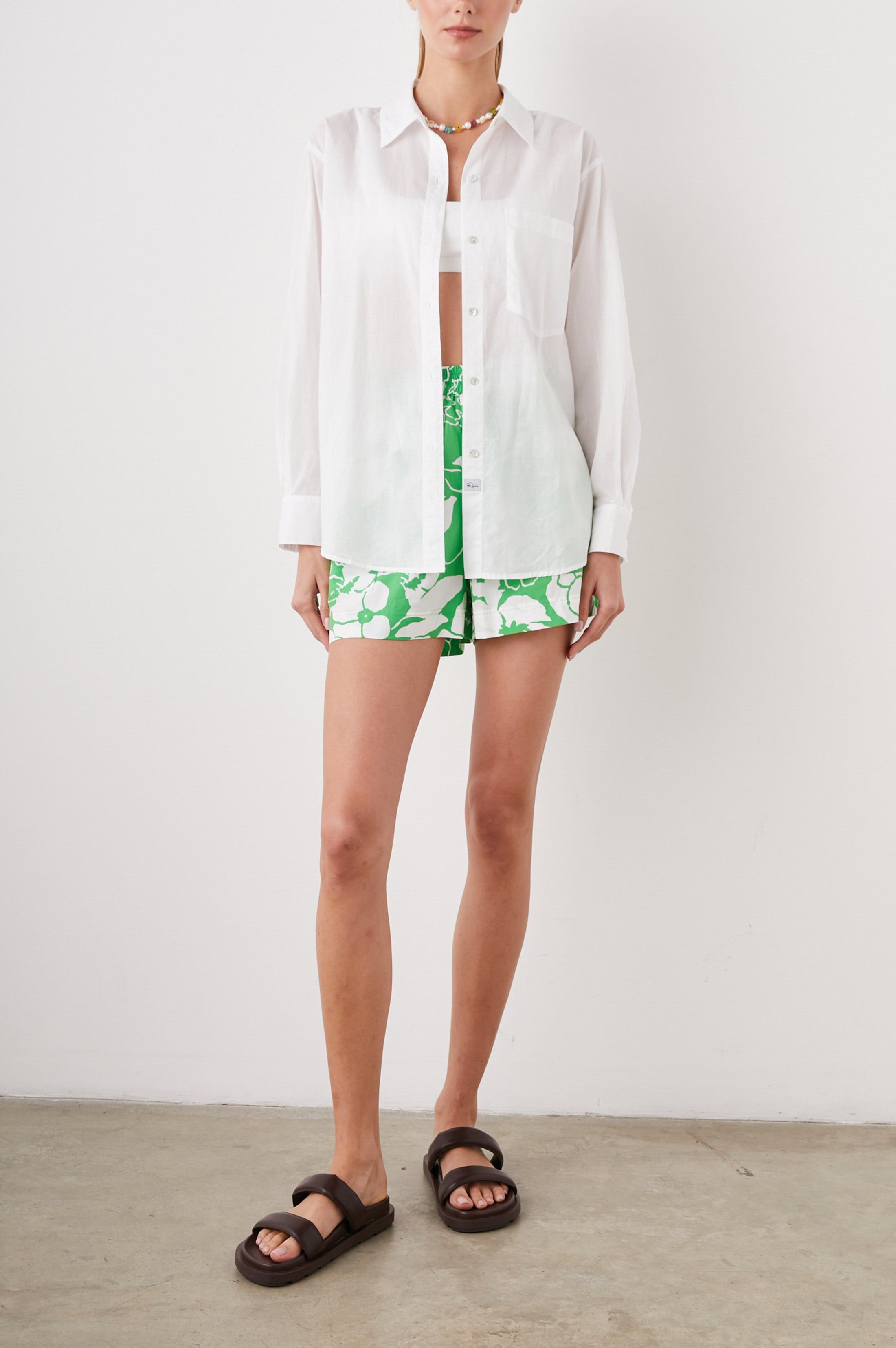 ARLO SHIRT - BEACH WHITE sold by Rails product image thumbnail 3