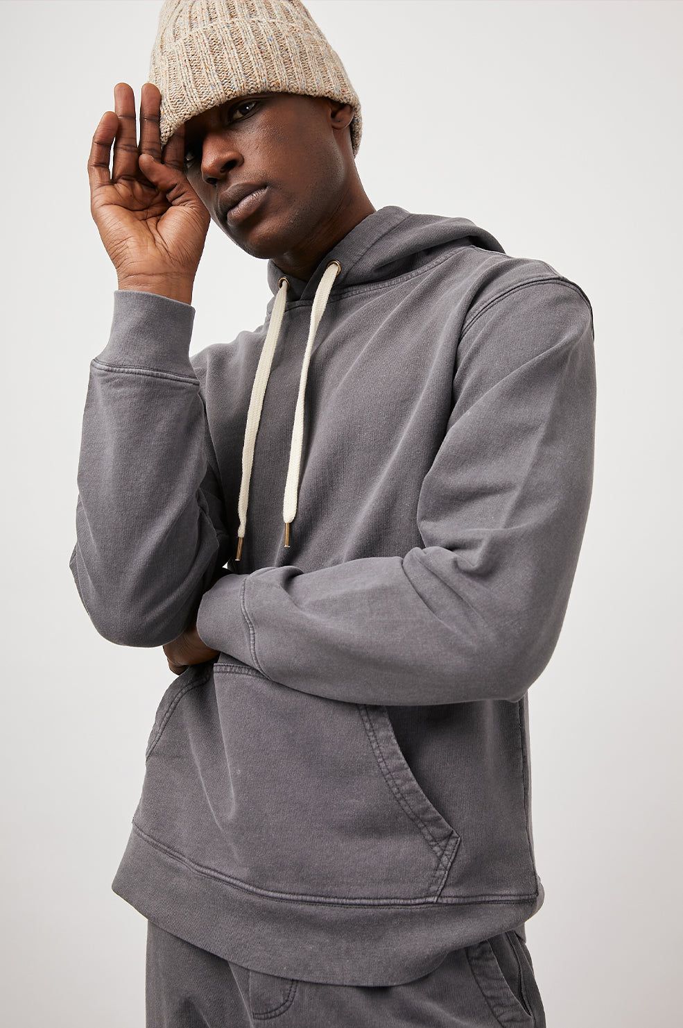 APOLLO HOODIE - CHARCOAL FROST sold by Rails product image thumbnail 4