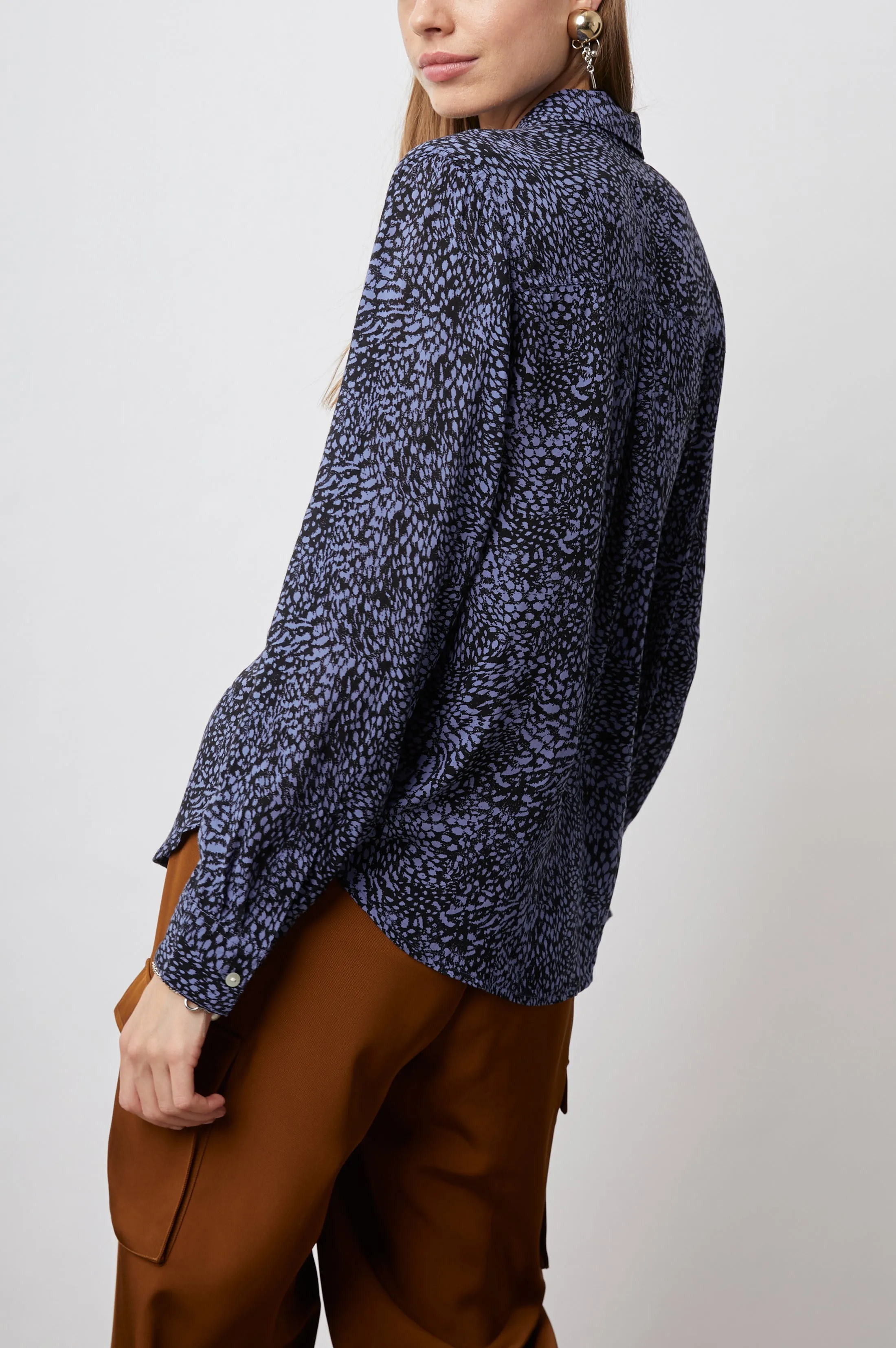 JOSEPHINE SHIRT - MIDNIGHT LYNX sold by Rails product image thumbnail 3