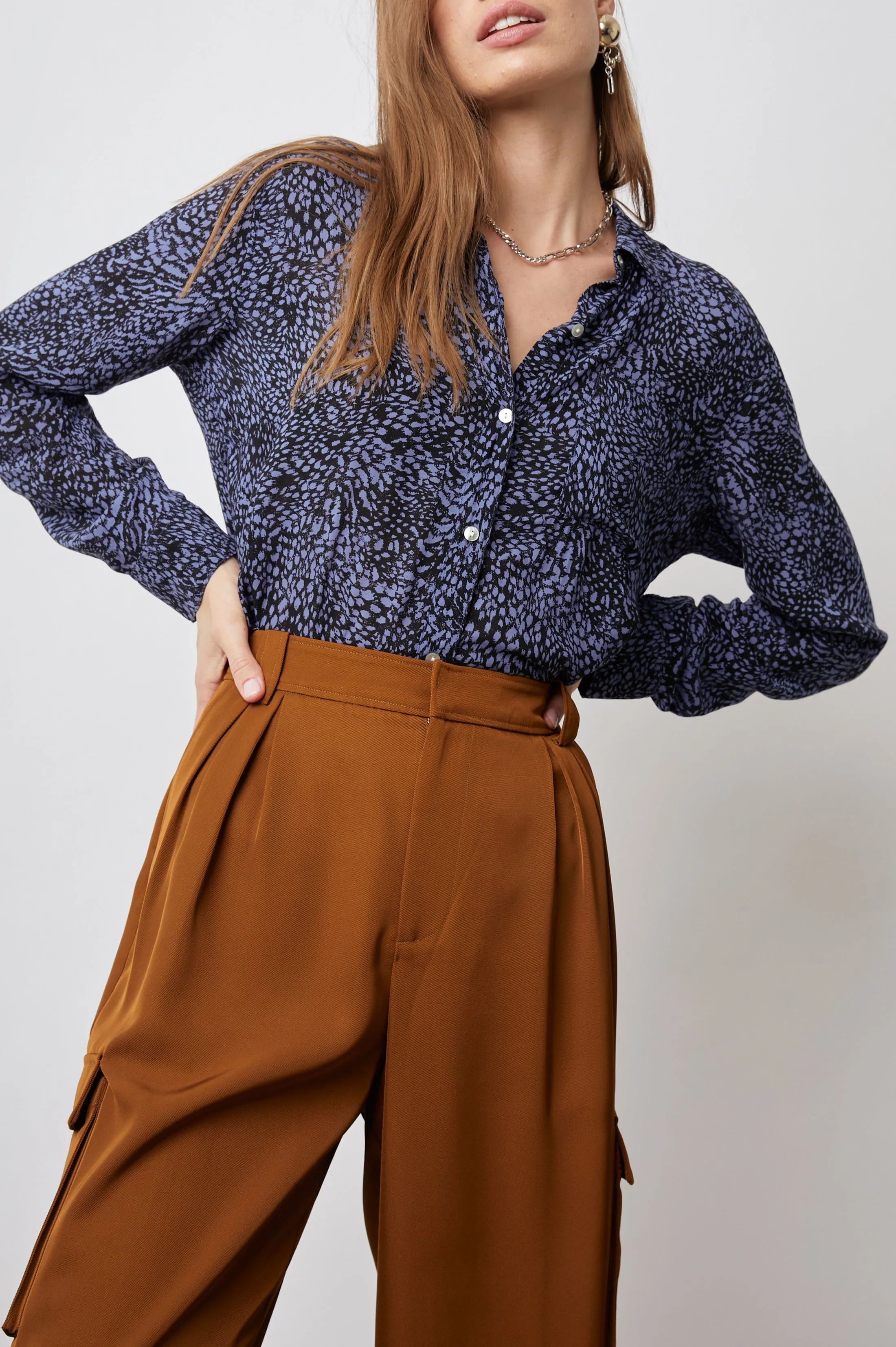 JOSEPHINE SHIRT - MIDNIGHT LYNX sold by Rails product image thumbnail 2