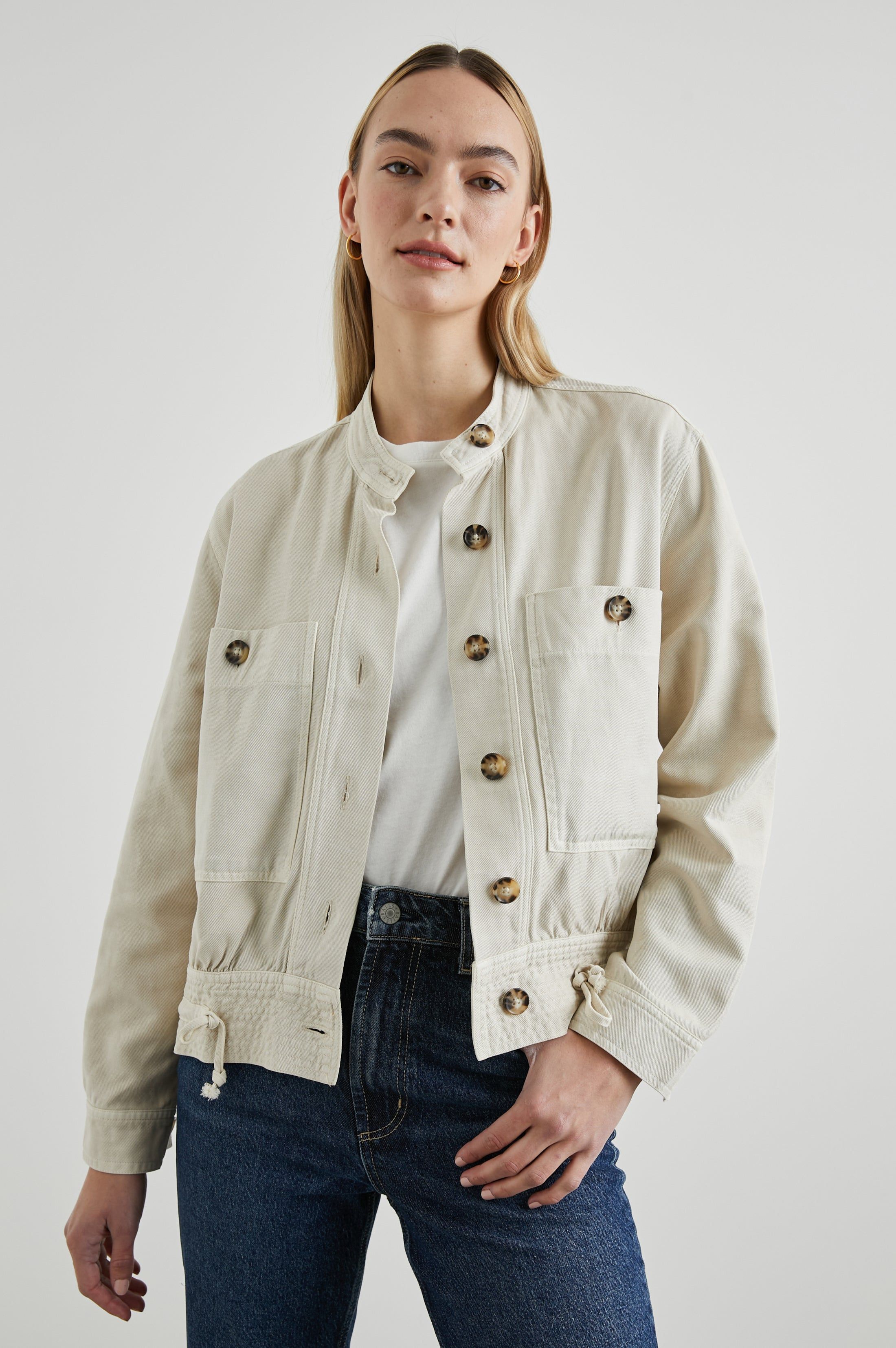 ALMA JACKET - STONE sold by Rails product image thumbnail 2