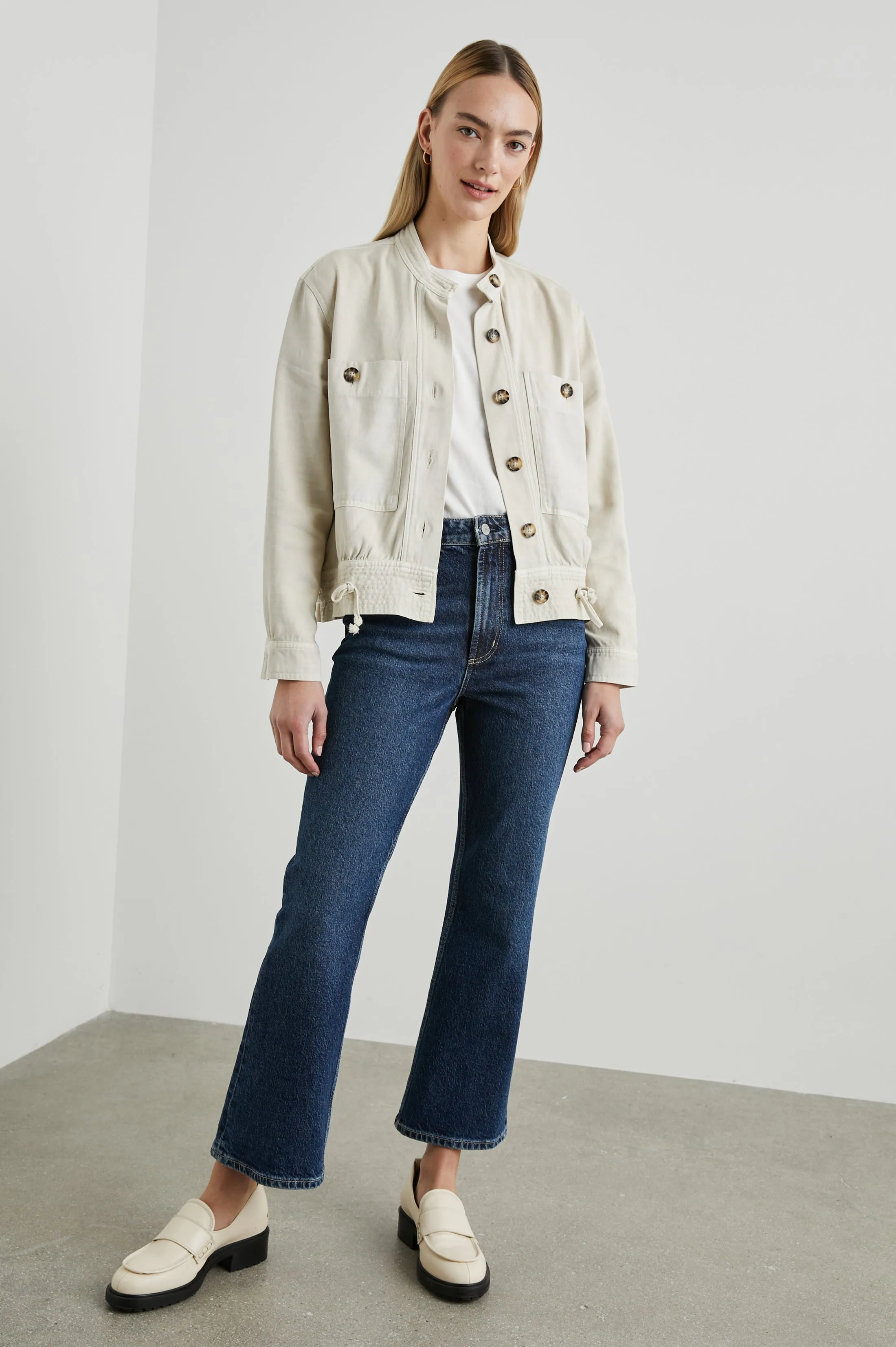 ALMA JACKET - STONE sold by Rails product image thumbnail 5