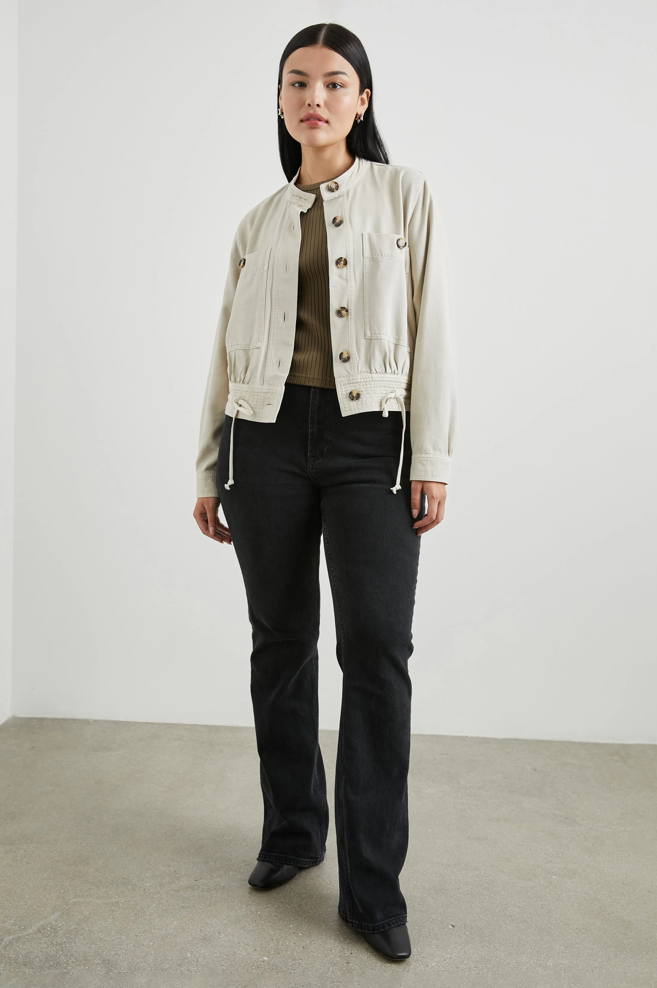 ALMA JACKET - STONE sold by Rails product image thumbnail 4