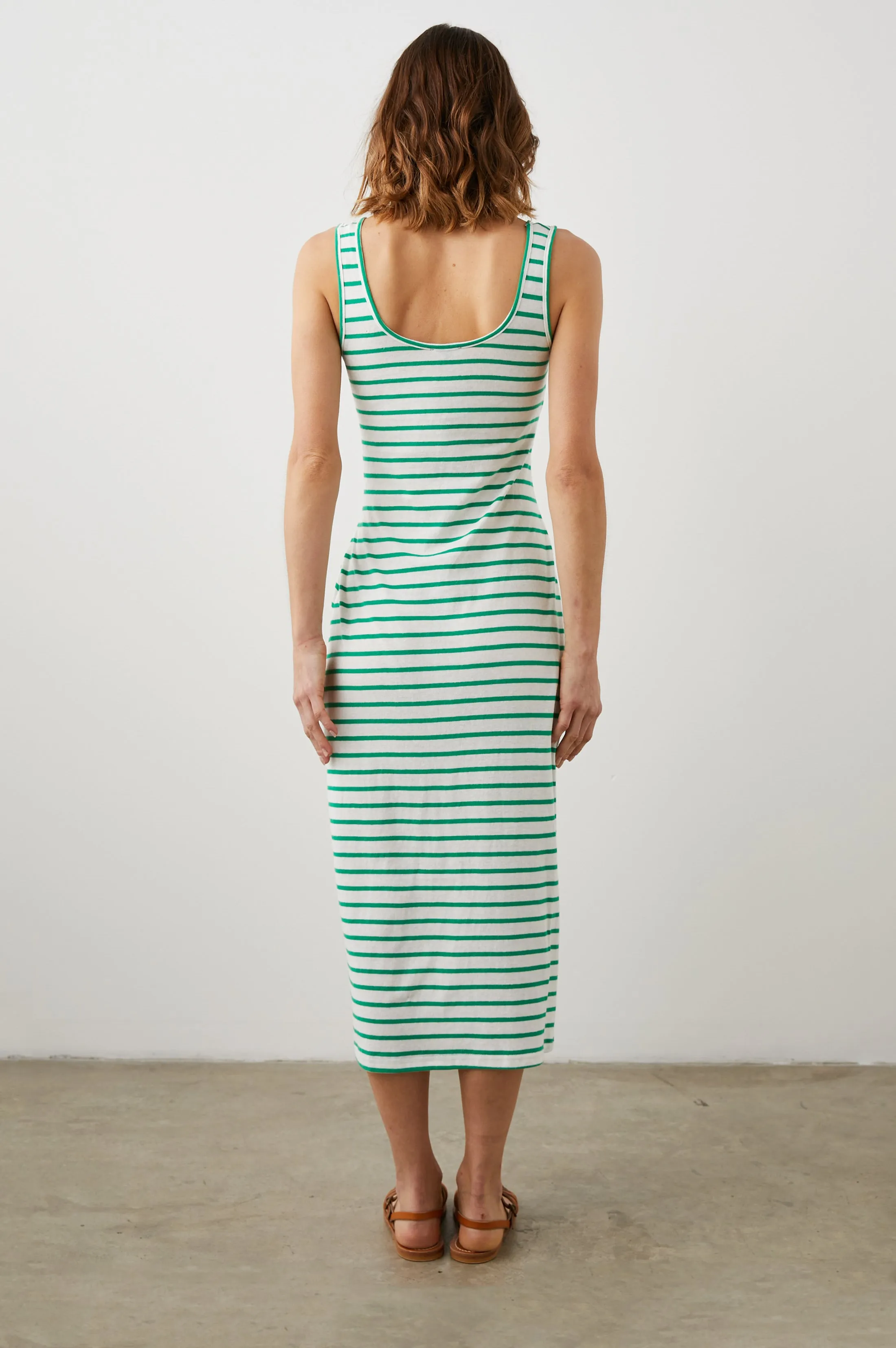 MEG DRESS - SAILOR STRIPE GREEN sold by Rails product image thumbnail 4