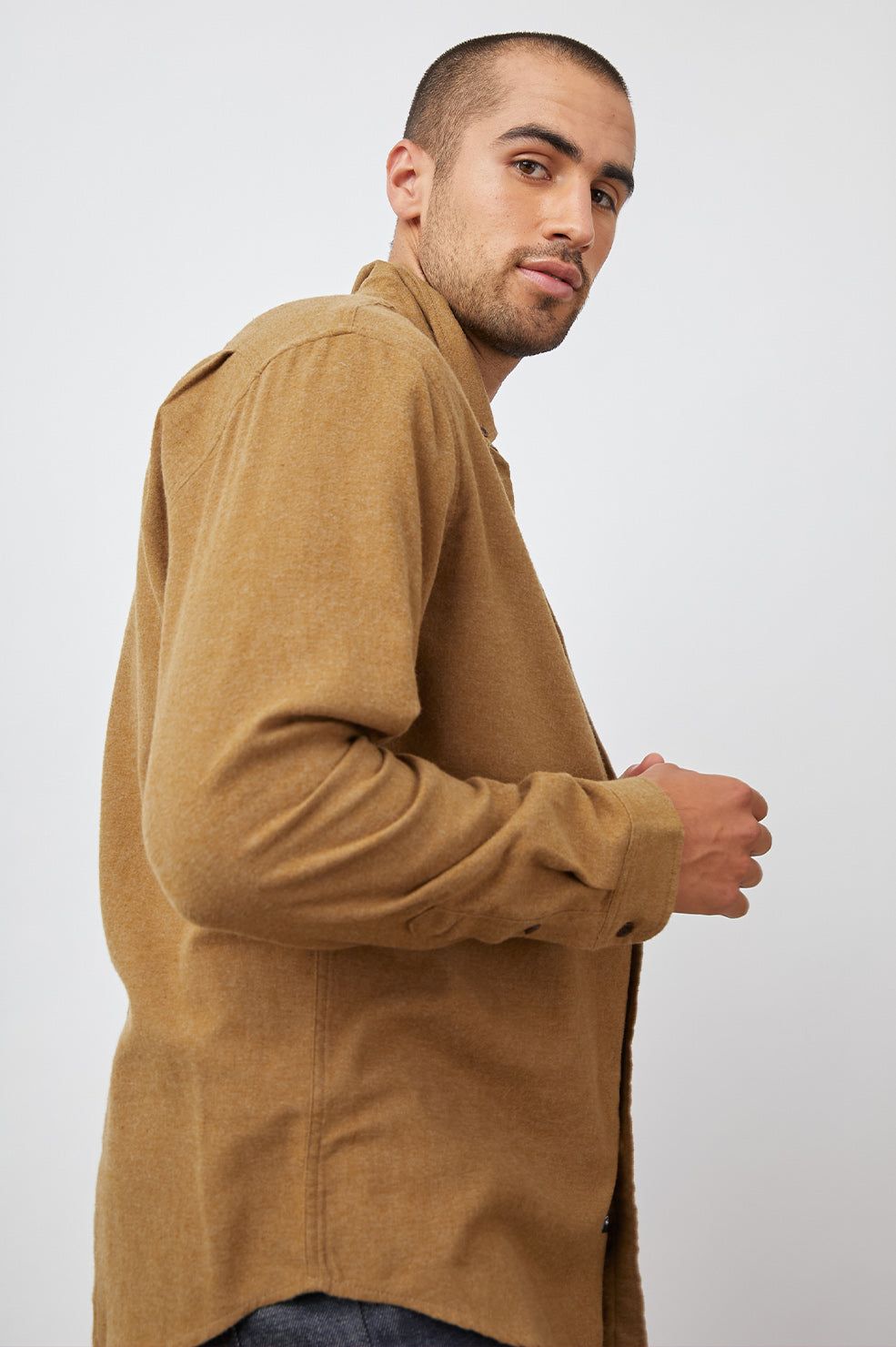 RUNSON SHIRT - GOLDEN ROD sold by Rails product image thumbnail 4