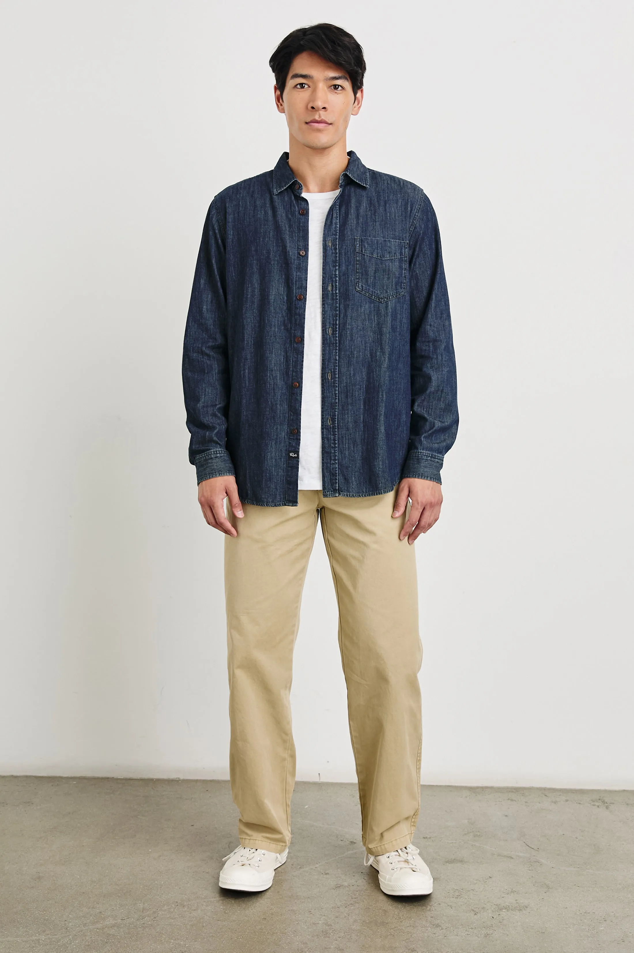 COLTON SHIRT - DARK WASH INDIGO sold by Rails product image thumbnail 5