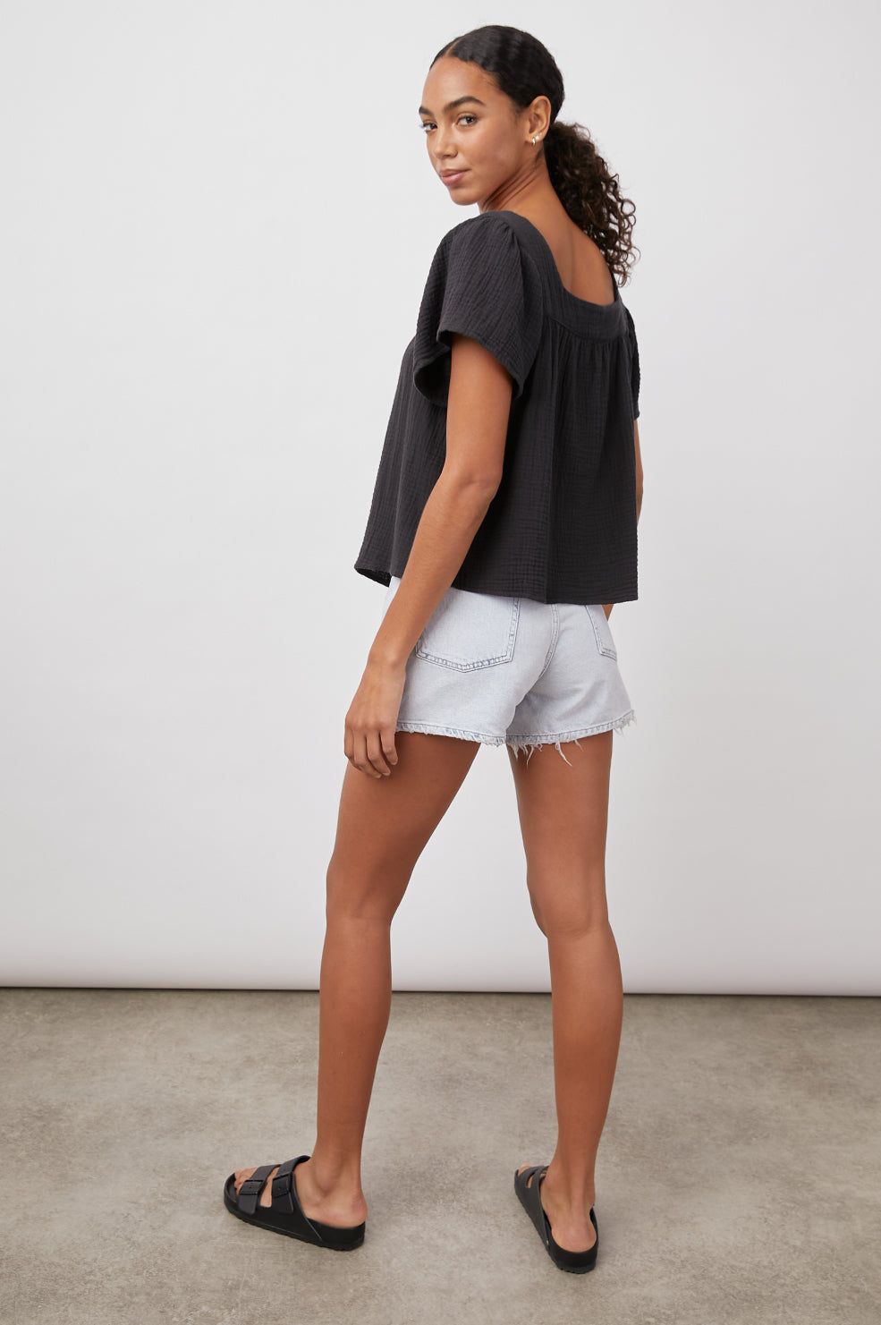 MAGNOLIA TOP - BLACK sold by Rails product image thumbnail 6
