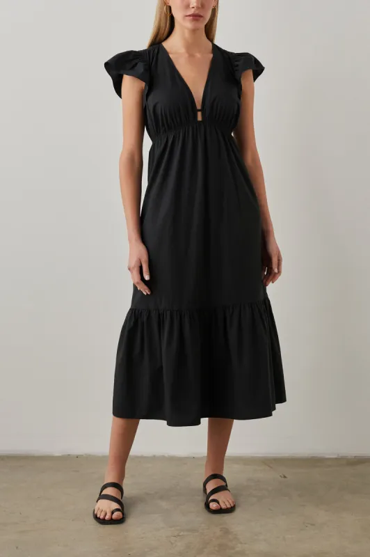 TINA DRESS - BLACK sold by Rails
