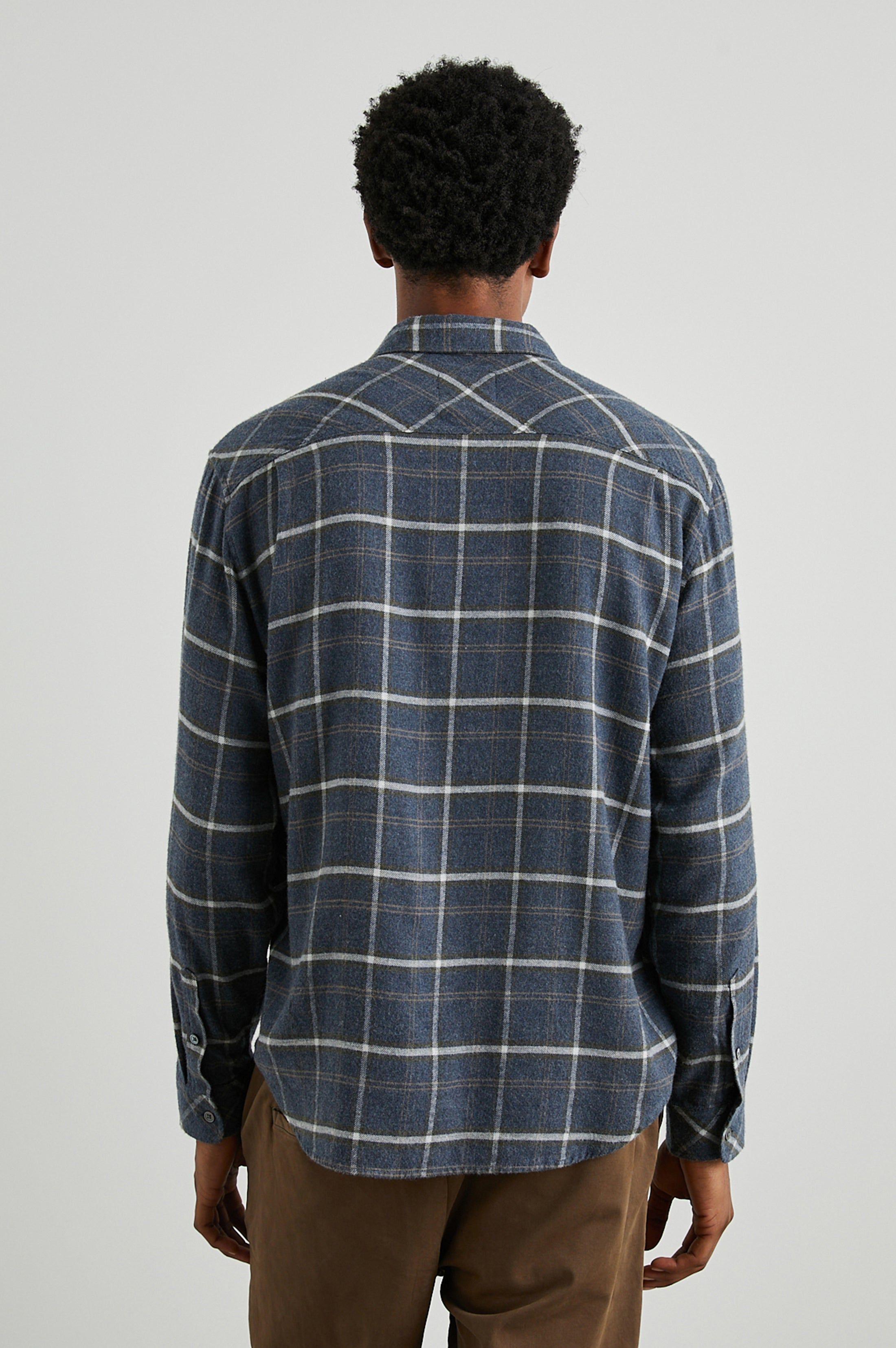 LENNOX SHIRT - SHADOW WHEAT MELANGE sold by Rails product image thumbnail 5
