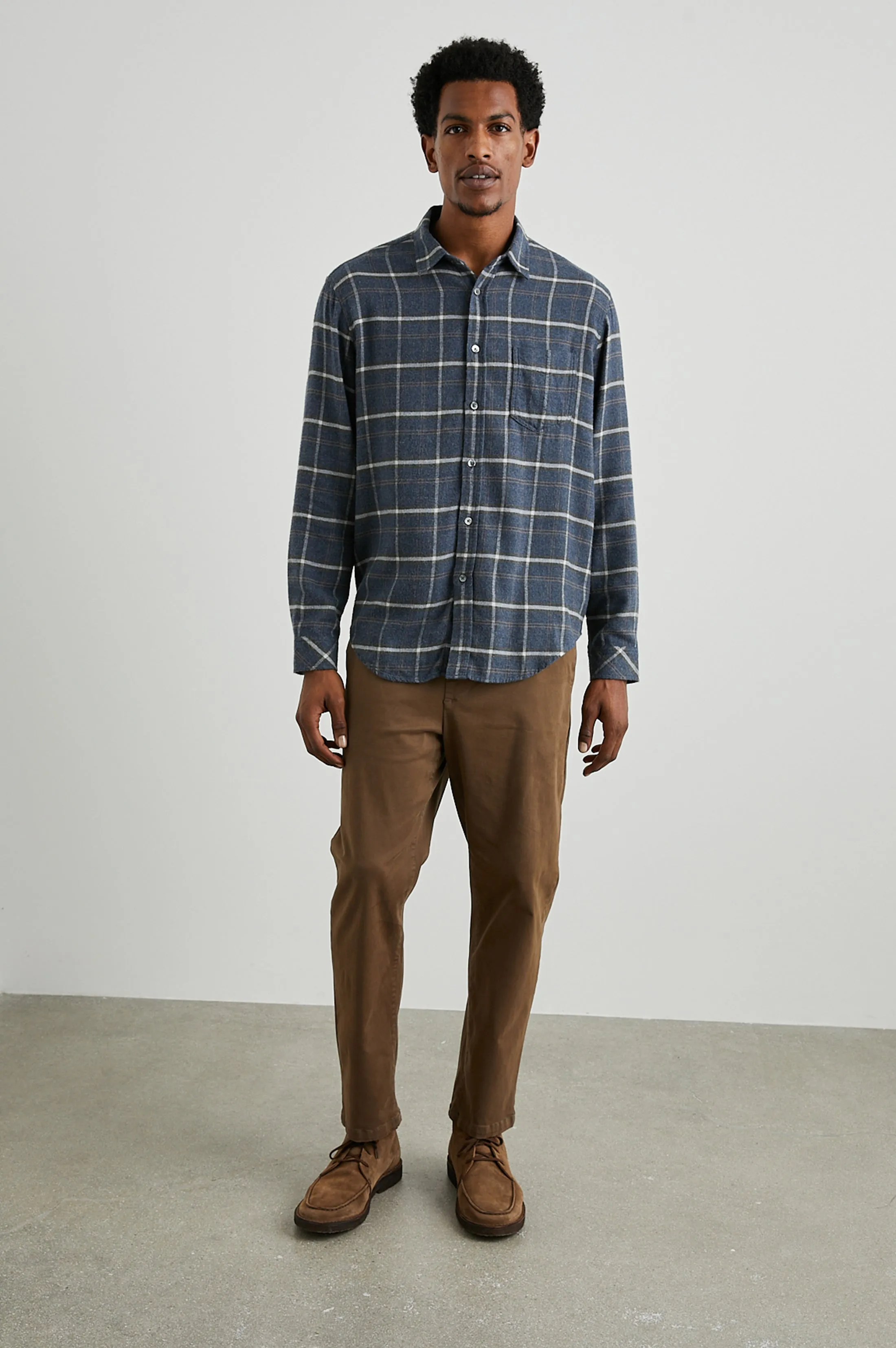 LENNOX SHIRT - SHADOW WHEAT MELANGE sold by Rails product image thumbnail 4