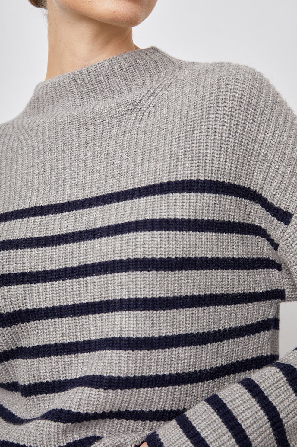 CLAUDIA SWEATER - HEATHER NAVY STRIPE sold by Rails product image thumbnail 2