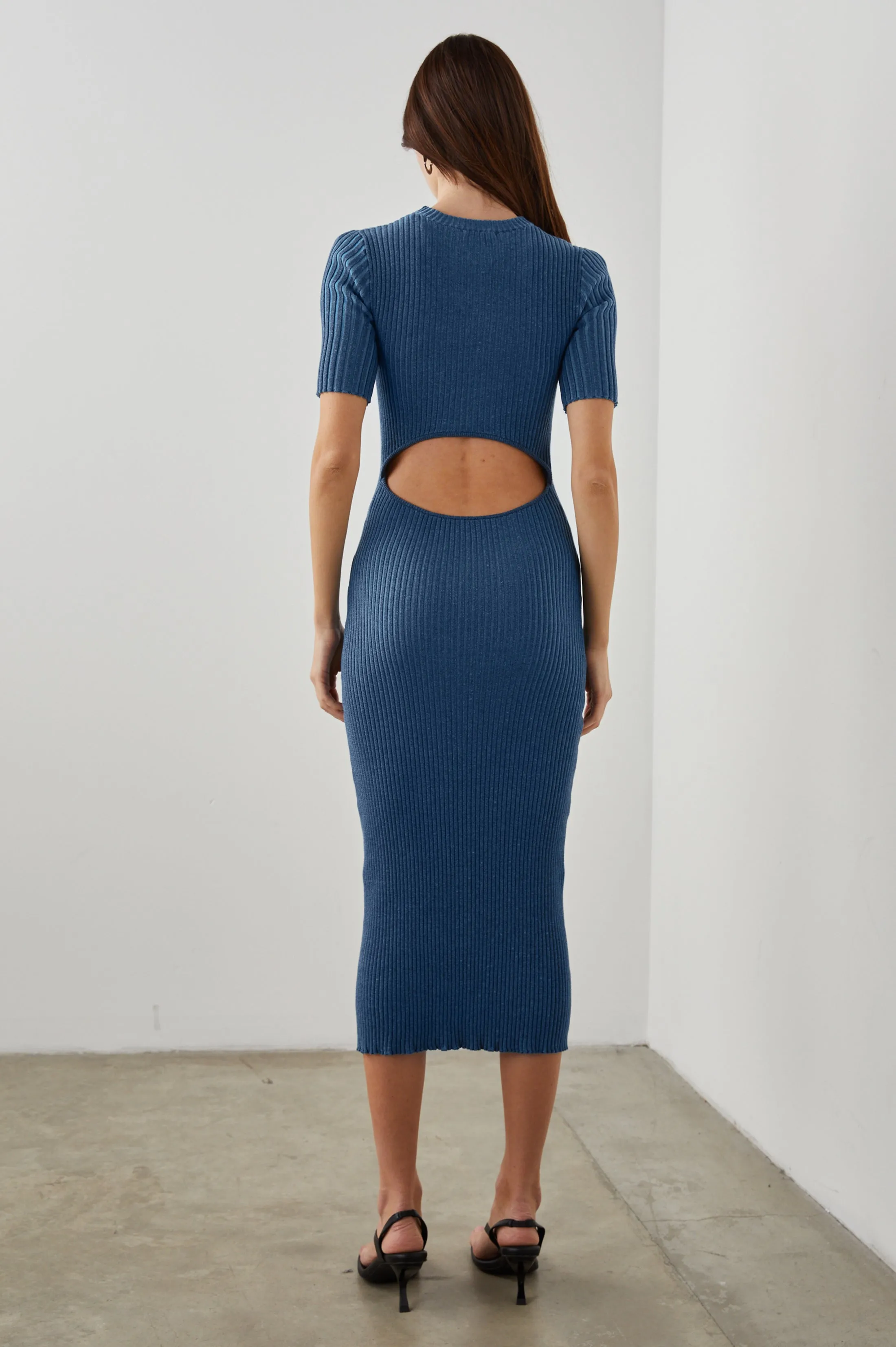 GENESIS DRESS - LAKE MELANGE sold by Rails product image thumbnail 2