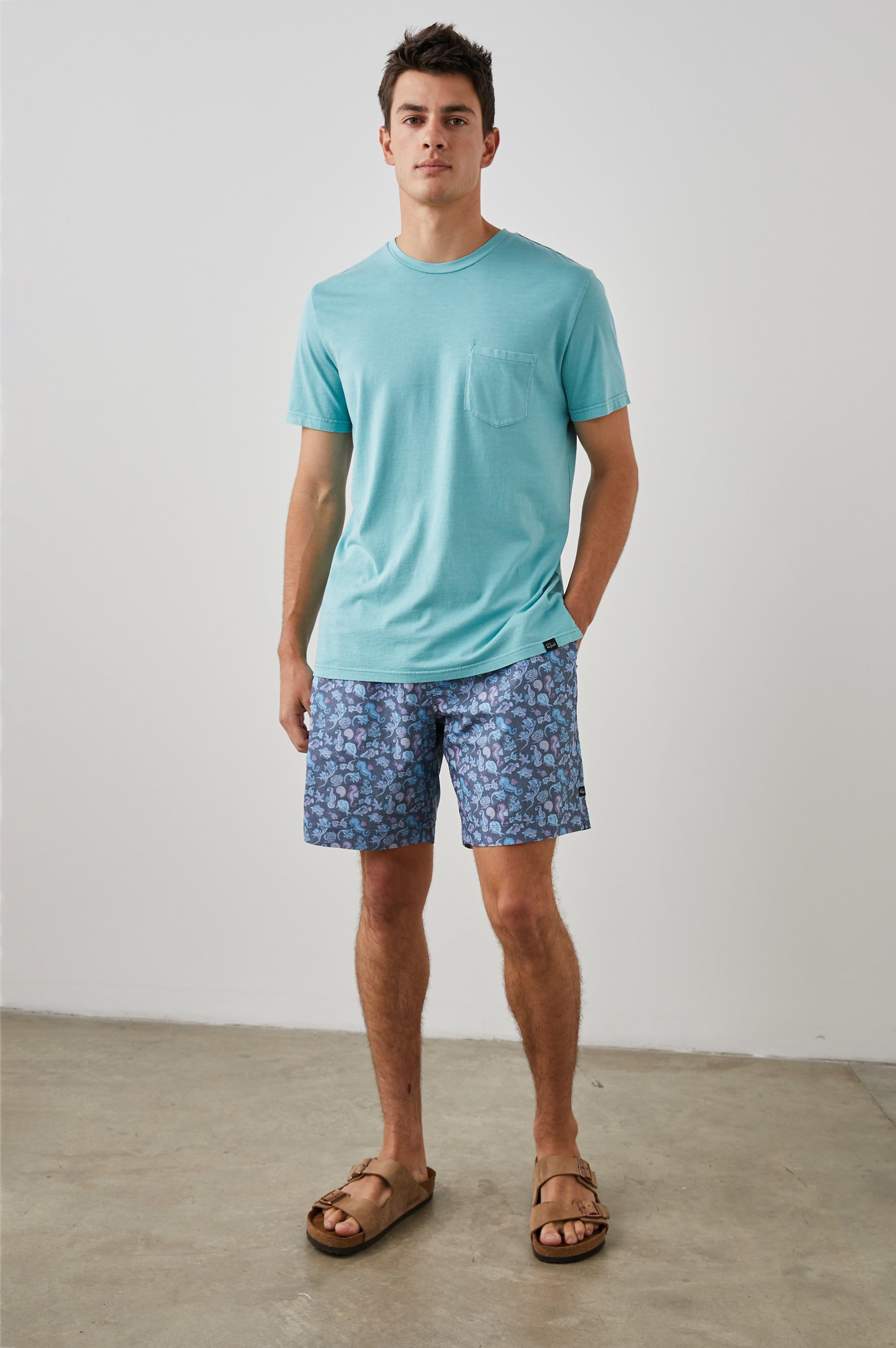 KIAN SWIM SHORT - BLUE MIAMI COVE sold by Rails product image thumbnail 3