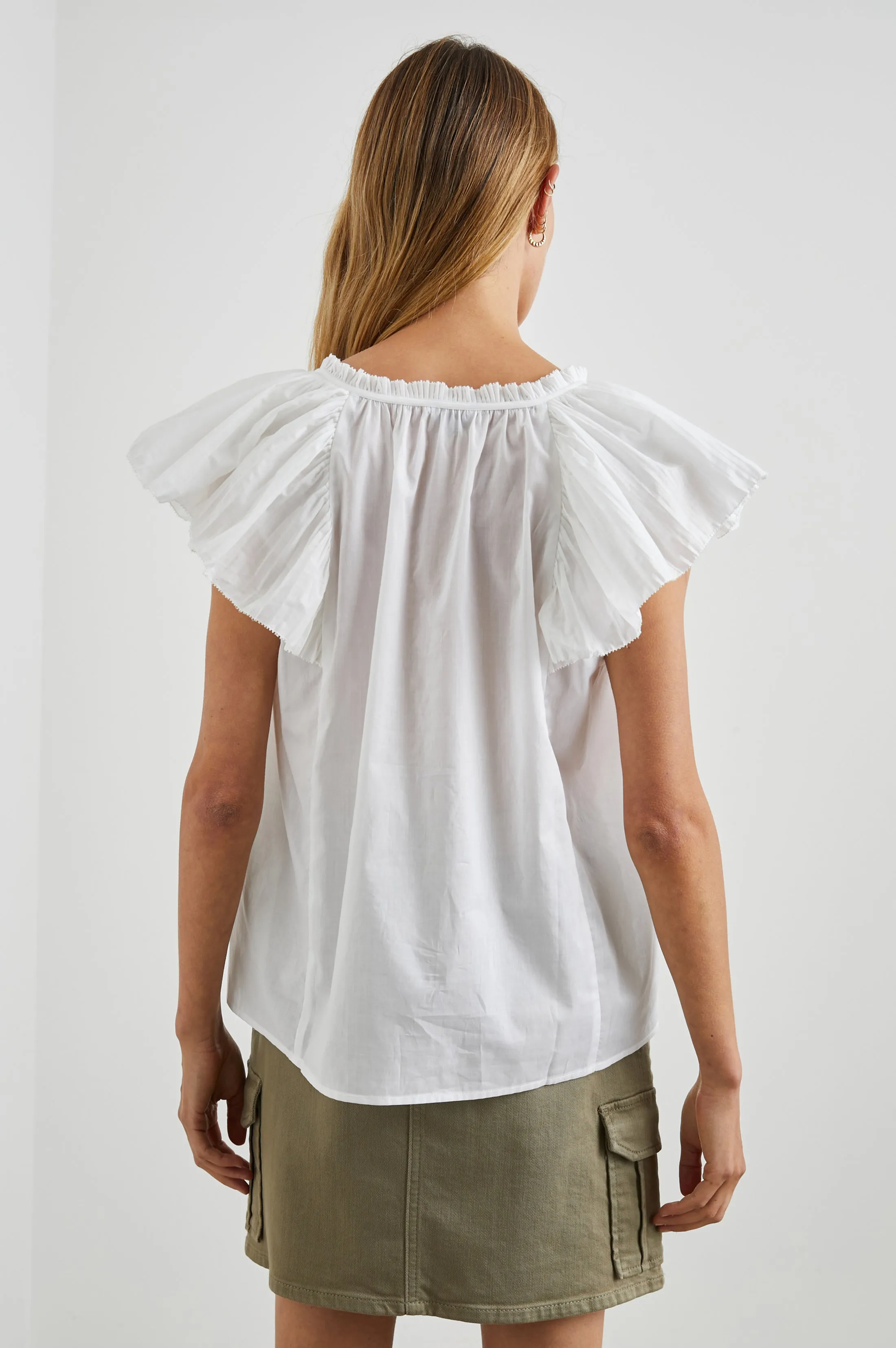KARYSA TOP - WHITE sold by Rails product image thumbnail 4